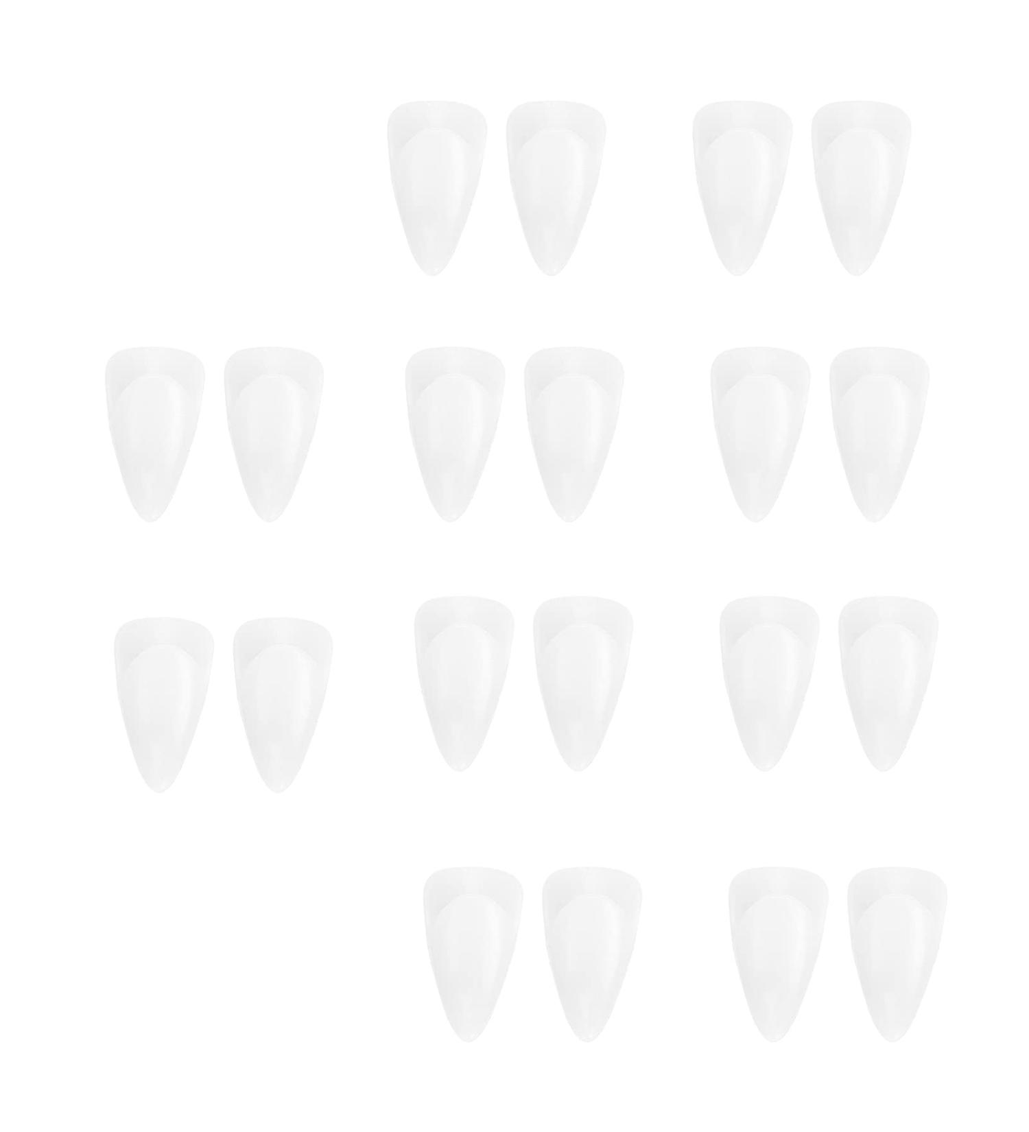 10 Pairs Halloween Vampire Dentures with Luminous Flexible Without Hurting Teeth Personality Fashion Resin Tooth 1.7cm / 0.7in - Buy Online on GoSupps.com