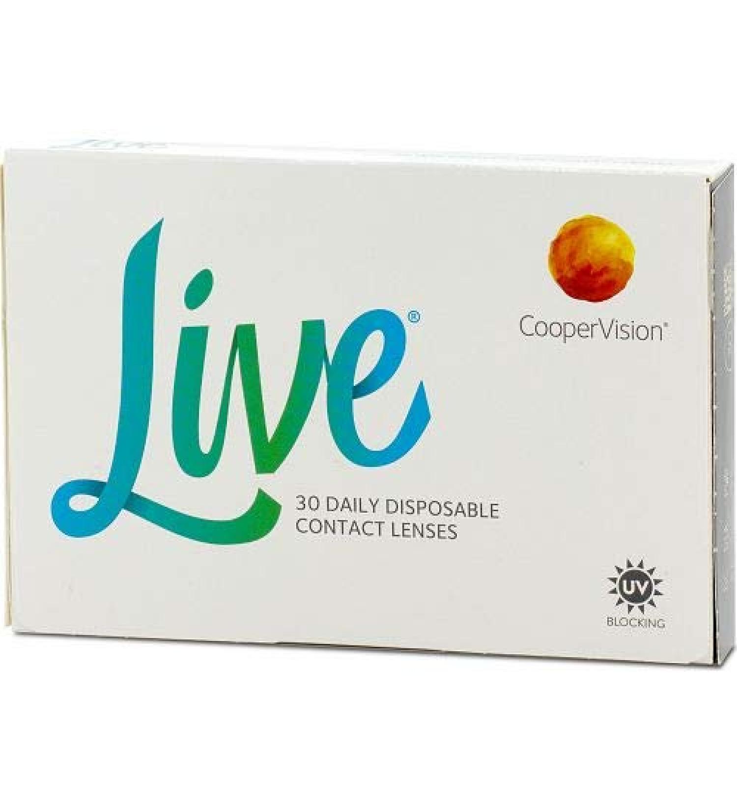 Live daily disposable daily lenses soft 30 pieces/BC 8.6 mm/DIA 14.0 mm / -6 diopters