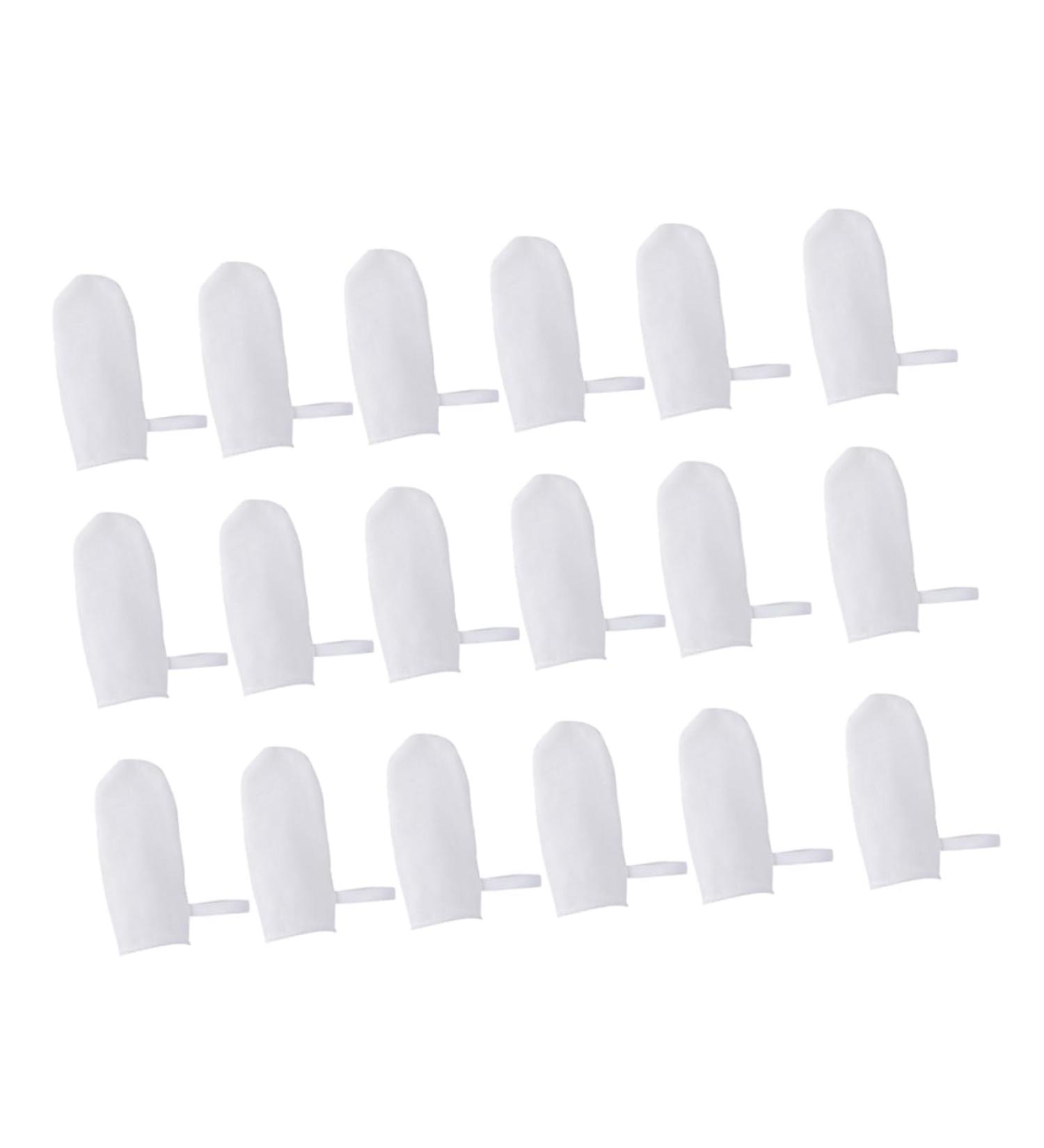 Minkissy 18-Piece Gauze Fingerlings Toothbrush Set for Toddlers | Oral Hygiene Cleaning Brushes | Gentle Milk Teeth Care - Buy Online on GoSupps.com