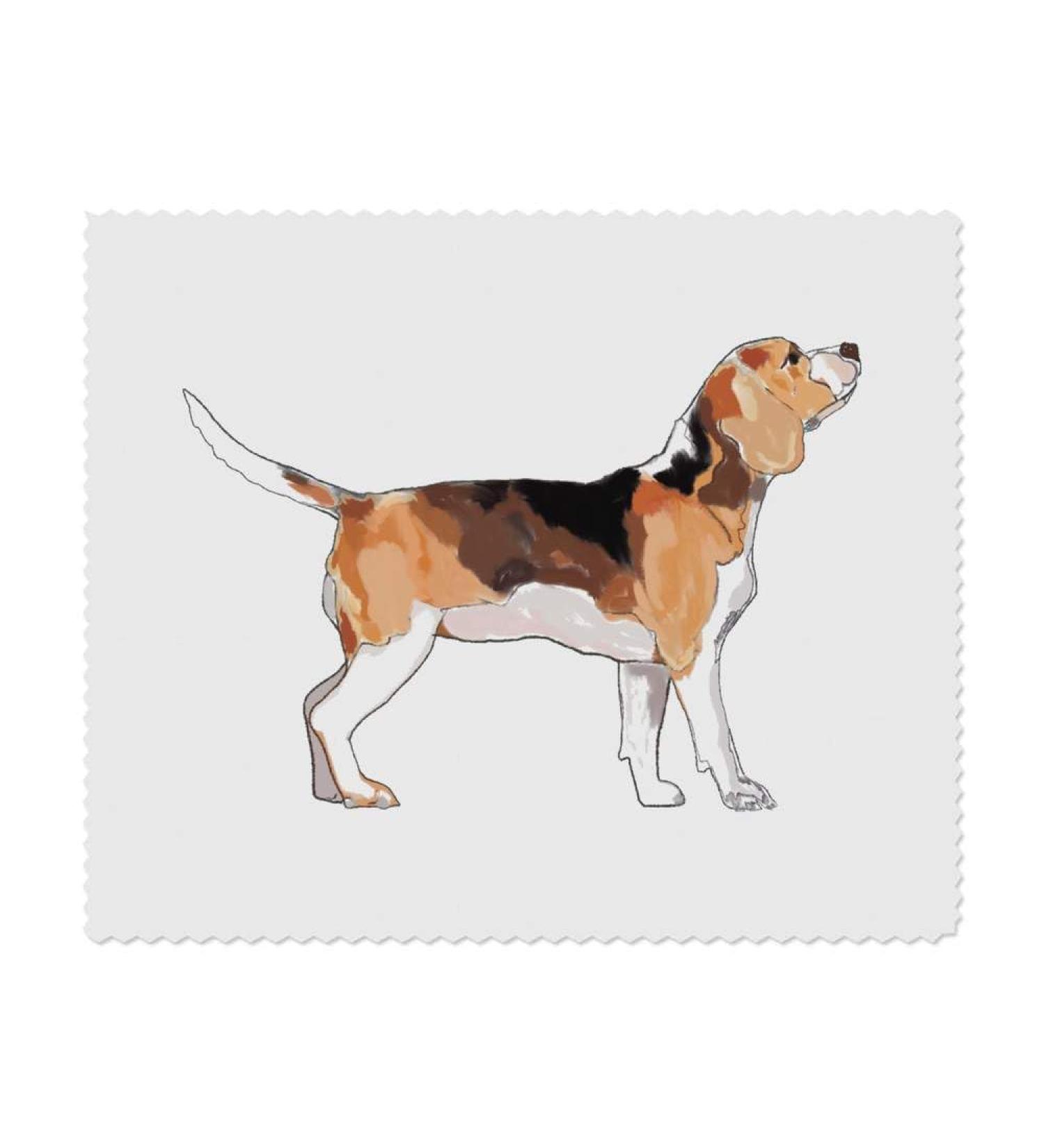 2 x Beagle Dog Microfiber Cleaning Cloths - Ultra Absorbent & Durable | Perfect for Pet Lovers | International Shipping - Buy Online on GoSupps.com