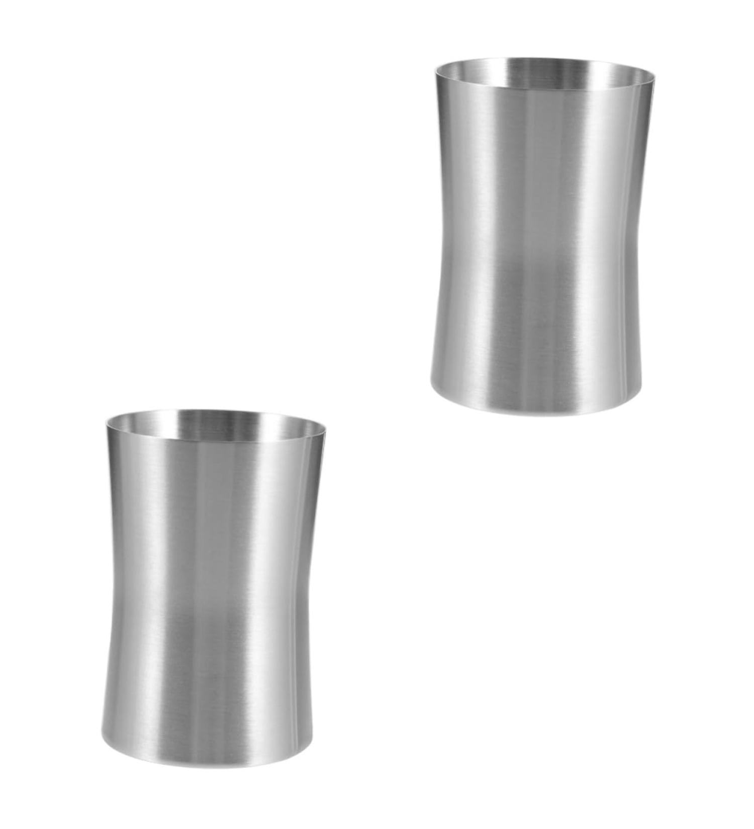 Zerodeko 2pcs Stainless Steel Tumblers - Stylish Bathroom Mugs & Travel Cups | Durable Drinkware & Storage Solutions for Home & On-the-Go - Buy Online on GoSupps.com