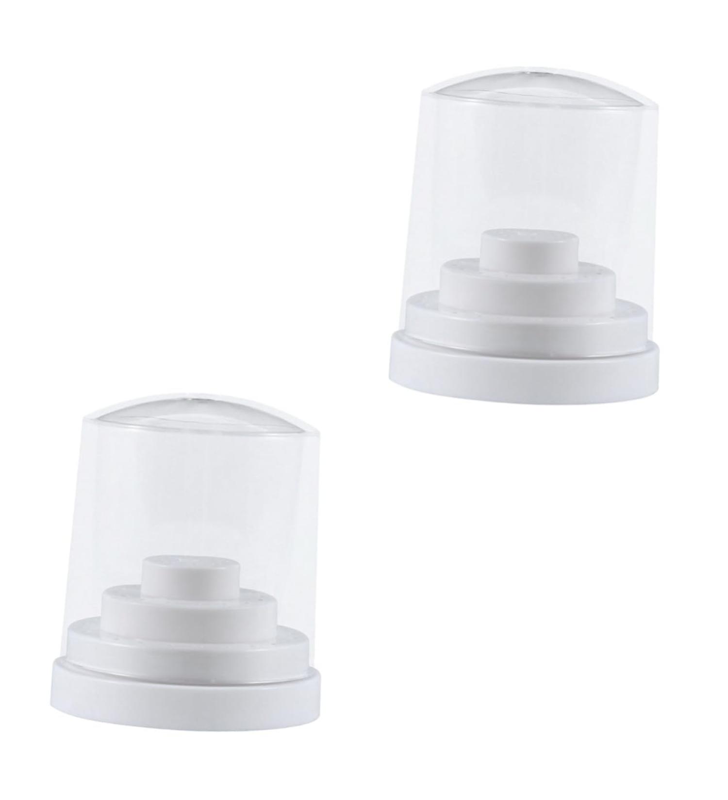 POPETPOP 2 Pcs 48 White Out Nail Drill Bit Container Display Storage Container Nail Drill Bits Stand Manicure Drill Bits Holder The White Nail Grinding Head Bit Holder Multicolor Size 1x2pcs Whitex2pcs - Buy Online on GoSupps.com