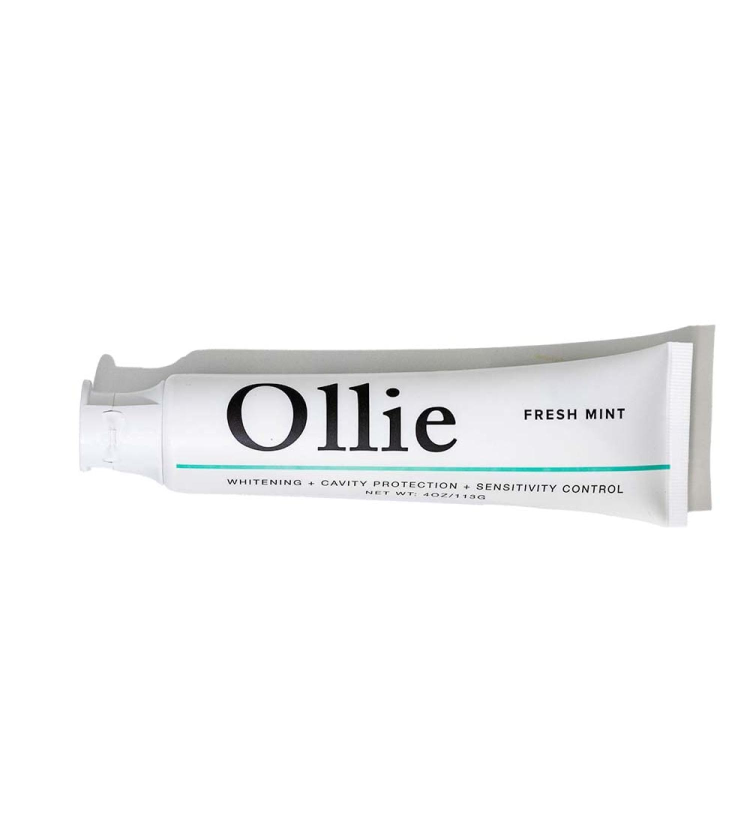 Ollie Fresh Mint Toothpaste 4oz - Natural Refreshing & Eco-Friendly Oral Care | International Shipping Available - Buy Online on GoSupps.com