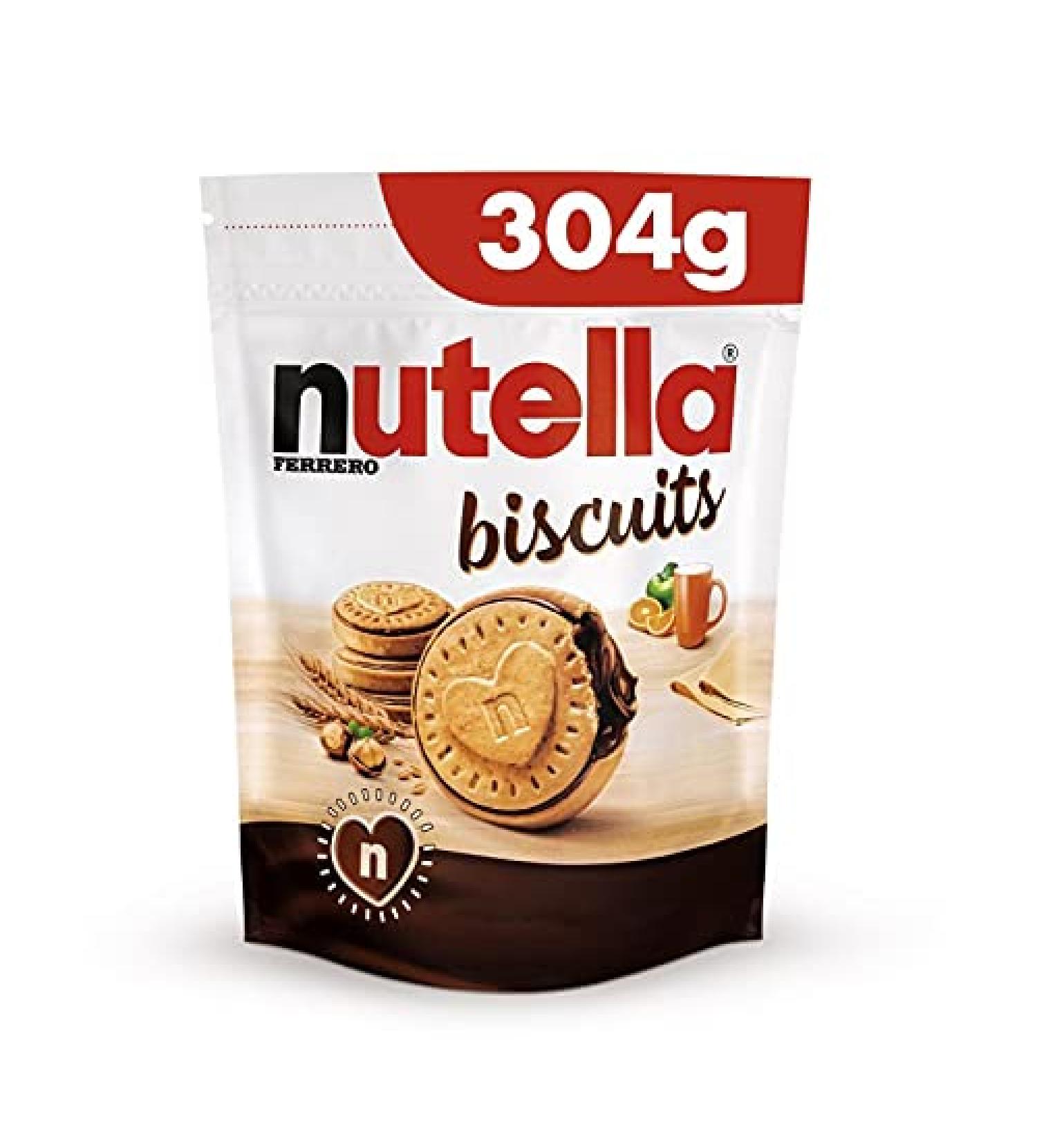  G n rique Nutella - Crunchy Chocolate Cookies 304 g - Sweet Delights for All Tastes - Set of 3 - Buy Online on GoSupps.com