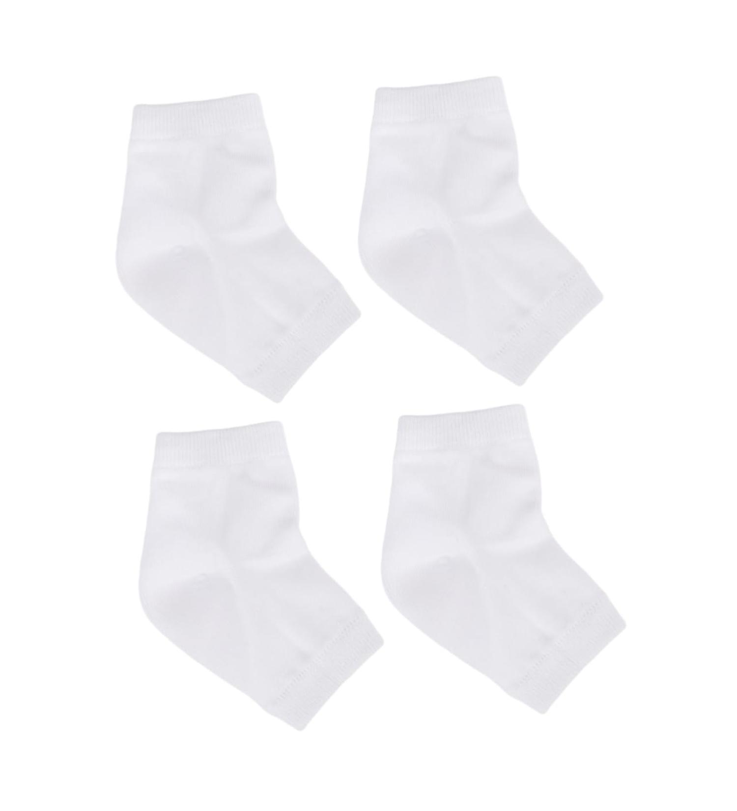 minkissy 2 Pairs Heel Socks Feet Cracked Socks Feet Repair Socks Rough Calluses Socks Gel Foot Socks Heel Protector Socks Heel Anti-Crack Socks Sleeve Anti Cracked Feet White Men and Women - Buy Online on GoSupps.com