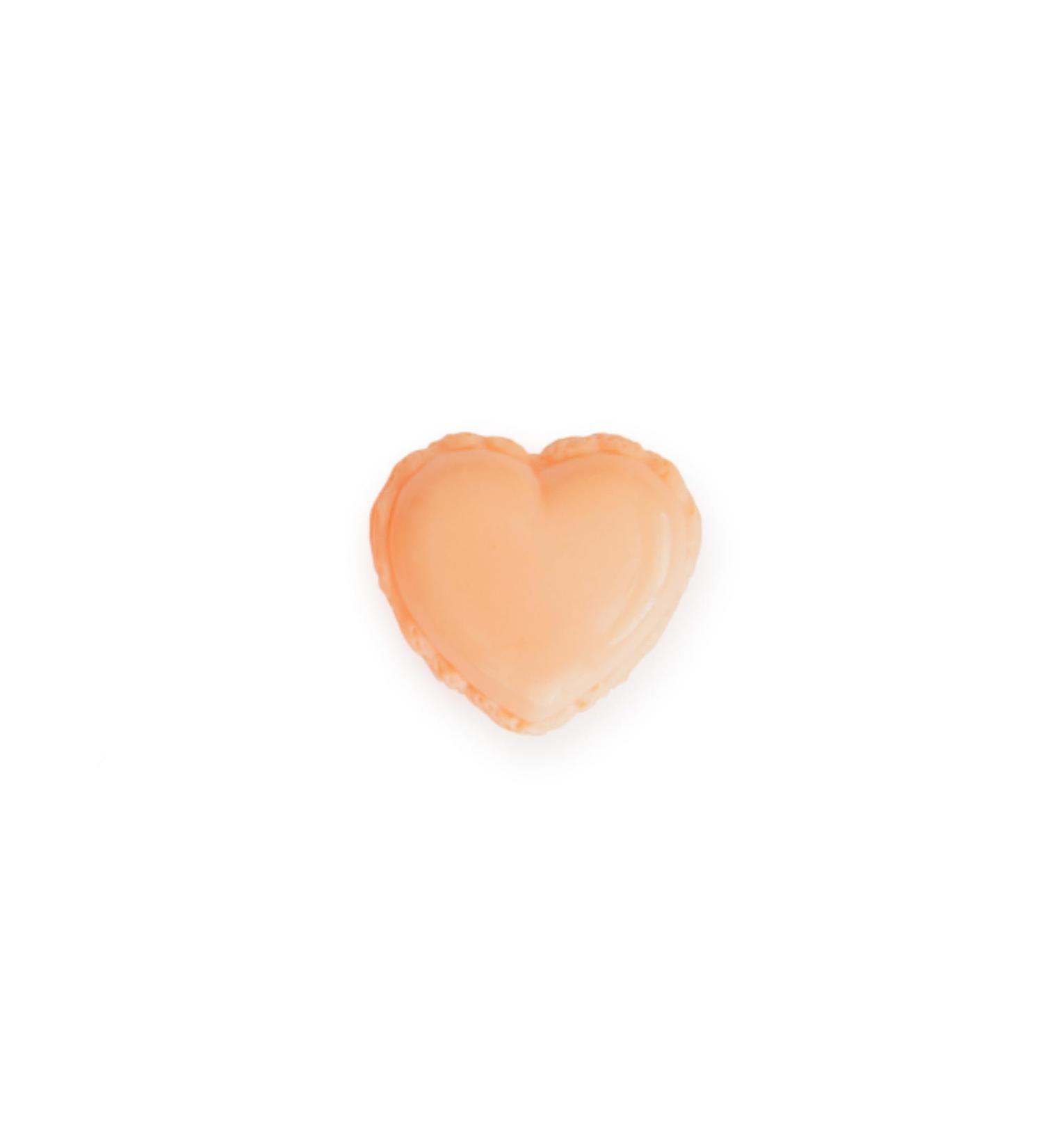 Daydream Society Beauty- Lip Balm - Heart Design- Scent and Color Options- Pack of #1 Lip Balm - For Birthdays Parties and more. (Peach - Vanilla Scented)