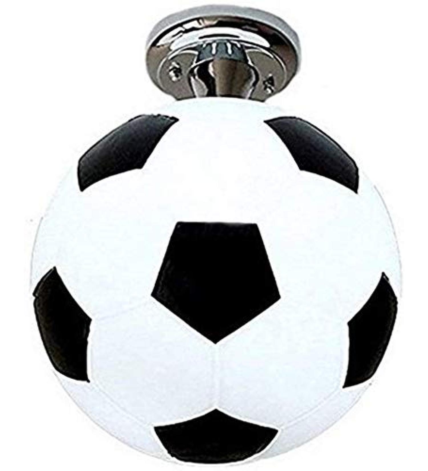 Buy Barykep Children's Room Lamp Football Black & White LED Light for Boys & Girls | Cartoon Design for Youth Rooms - Buy Online on GoSupps.com