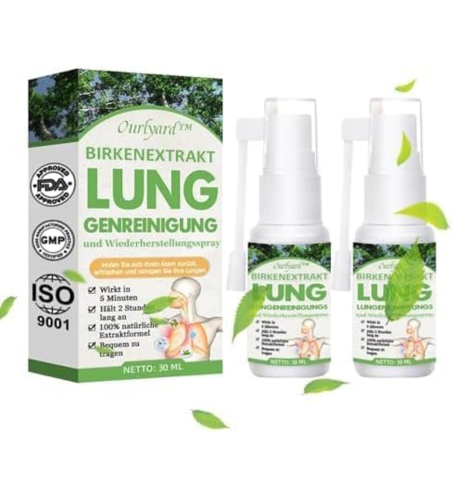 Lovilds Herbal Cleaning & Repair Spray - Two-Piece Set for Dinner & Lung Purification - International Shipping Available - Buy Online on GoSupps.com