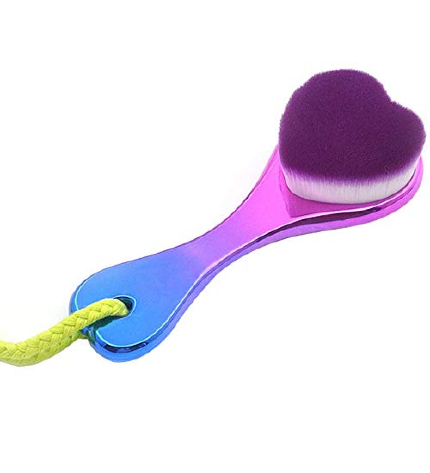 Desikixudy Purple Portable Silicone Brush Colorful Face Cleaning Face Washing Product - Buy Online on GoSupps.com