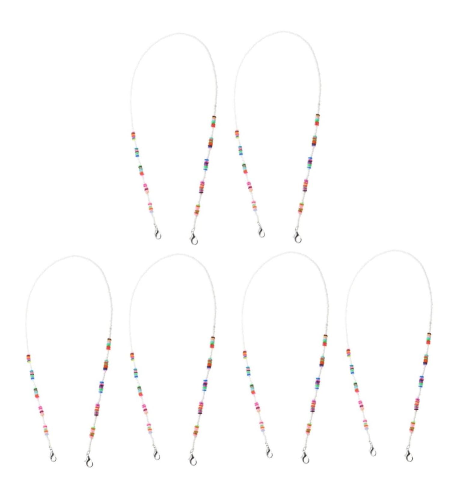 Beaupretty 6 Pcs Anti-Drop Chain Shot Glasses Lanyard - Custom Face Mask Chin Strap for Kids | International Shipping Available - Buy Online on GoSupps.com