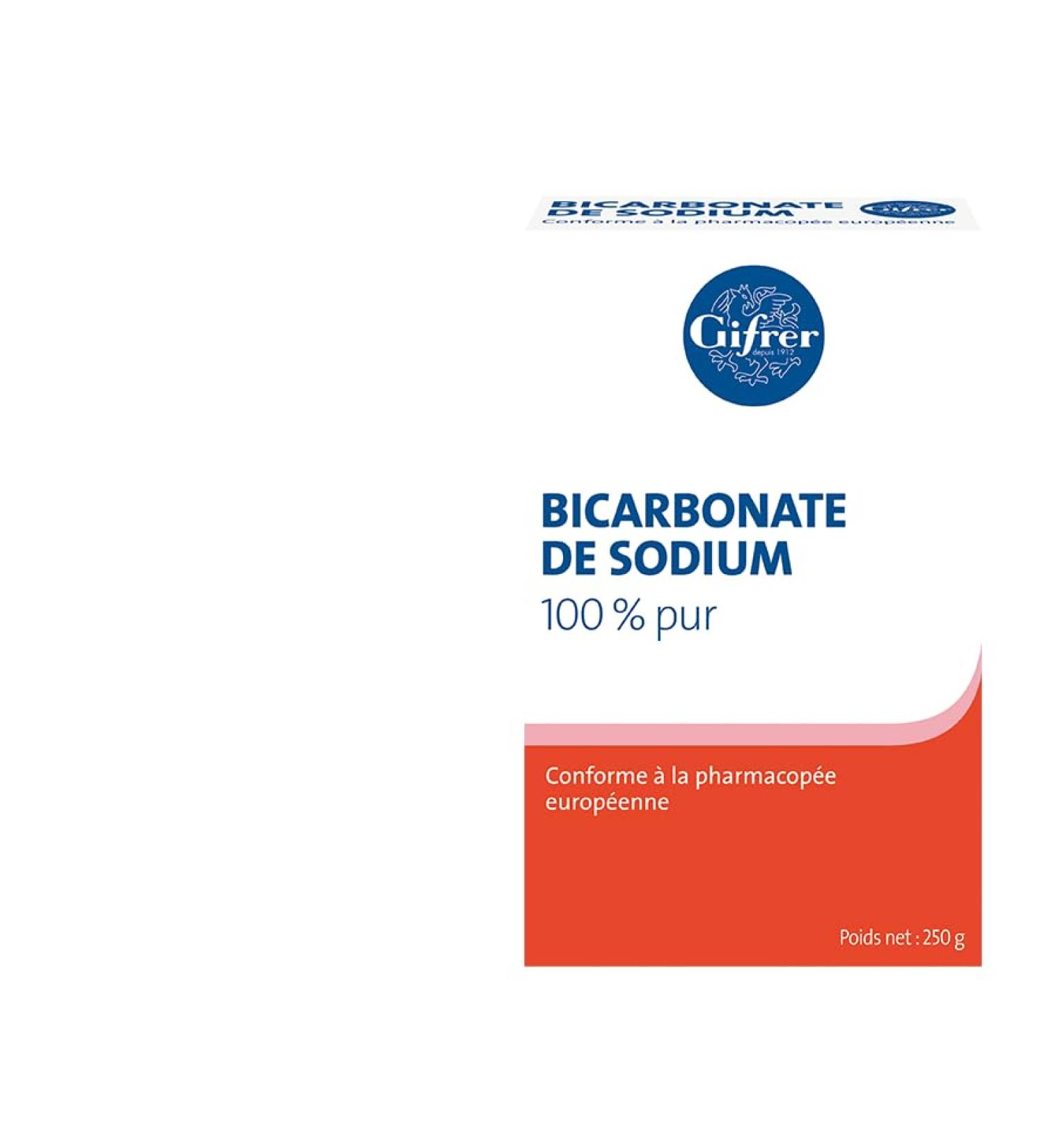 GIFRER Pharmaceutical Grade Sodium Bicarbonate 100% Pure - Pack of 3 x 250 g