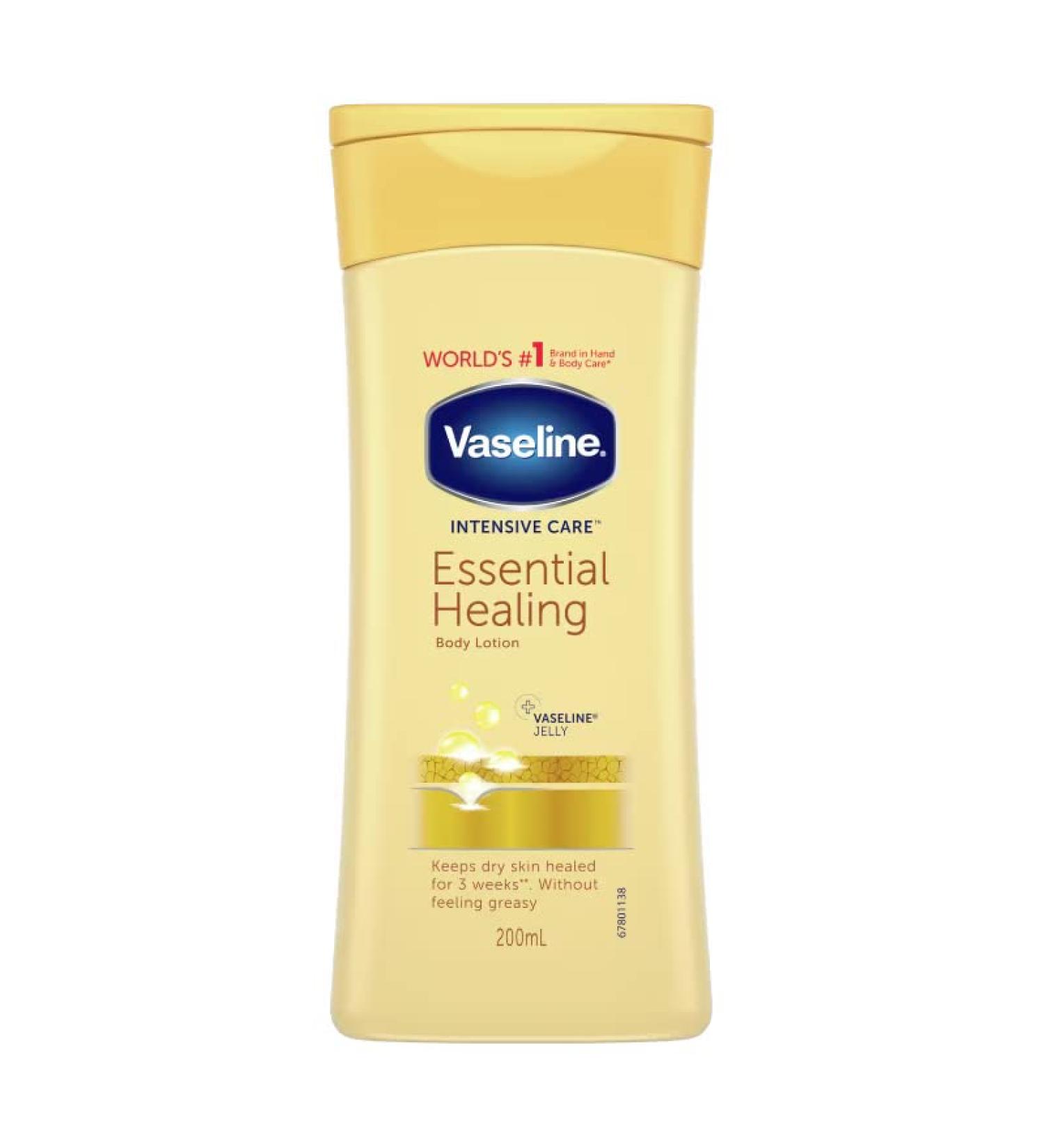 Vaseline Intensive Care Body Lotion - Essential Healing - Pack of 3 (3 x 200 ml)