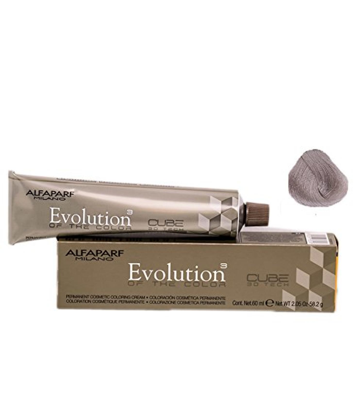 Evolution of Color Evolution of the Color Cube Platinum Hair Colour 11.20 Platinum Blonde Violet 60 ml