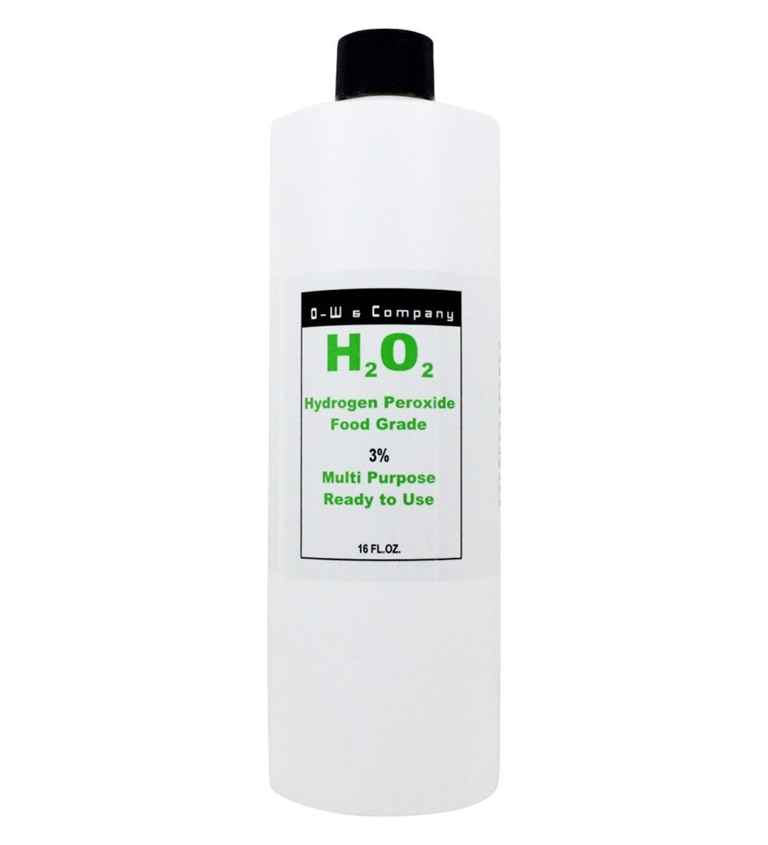 Buy Hydrogen Peroxide 3% Food Grade - 16 Ounces | Safe for Home & Food Use | International Shipping Available - Buy Online on GoSupps.com