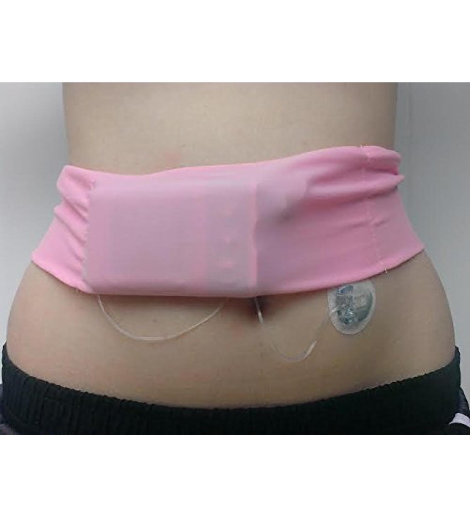 Child Size 6 (23 Inches) Pink Diabetic Insulin Pump Belt with Hook & Loop Closure - Buy Online on GoSupps.com