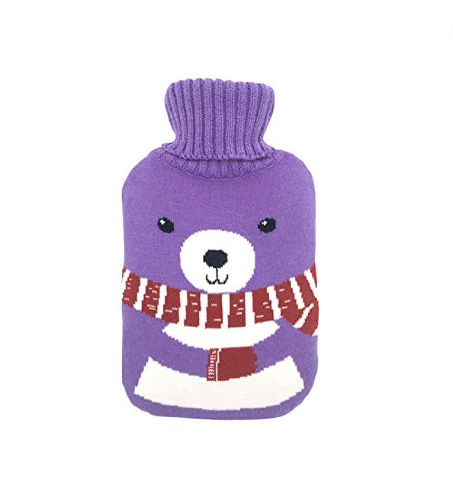 MAIES 2000ml Large Hot Water Bottle | Knitted Cover | Removable & Cold Resistant | Heat Keep Warm for Comfort - International Shipping Available - Buy Online on GoSupps.com