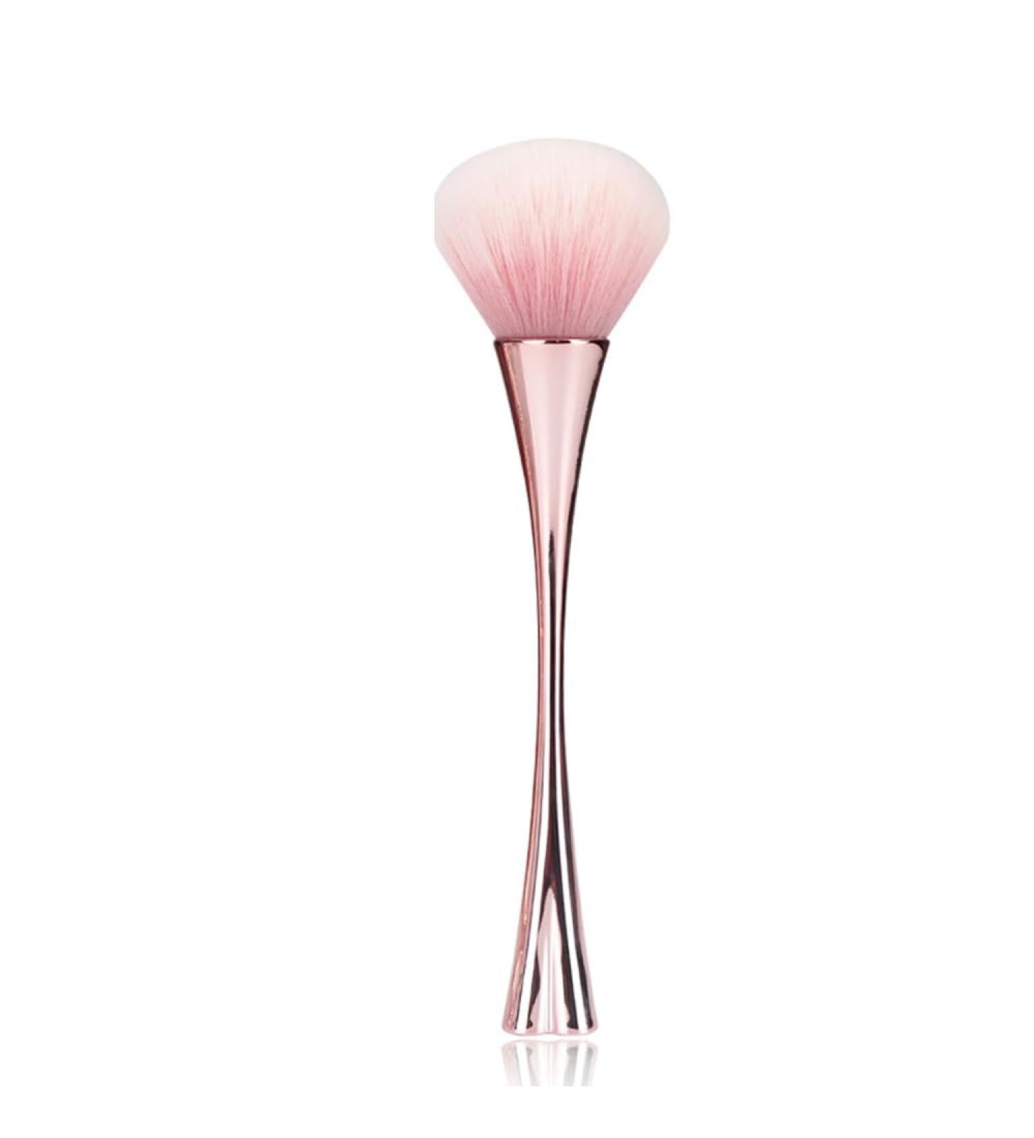 Premium Powder Blusher & Foundation Brush - Professional Kabuki Makeup Tool | Soft & Fluffy Cosmetic Brush for Flawless Application - Buy Online on GoSupps.com