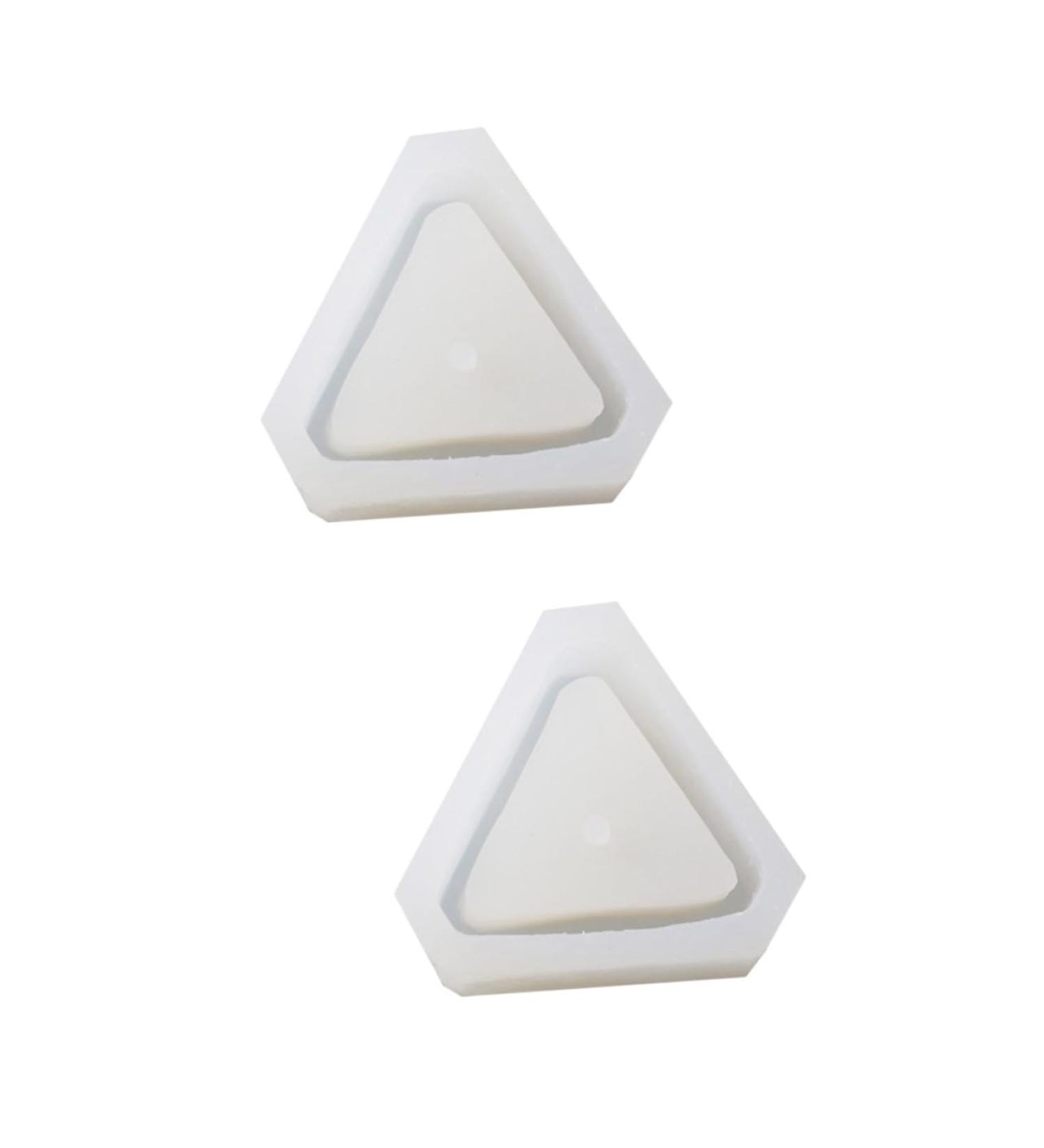 2pcs Triangle Molds Silicone Planter Mold Silicone Coasters Silicone Chocolate Mold Chocolate Molds Clay Molds Concrete Molds Epoxy Resin Flower Pot Molds Cake Aromatherapy Plaster As Shownx2pcs mediumx2pcs - Buy Online on GoSupps.com