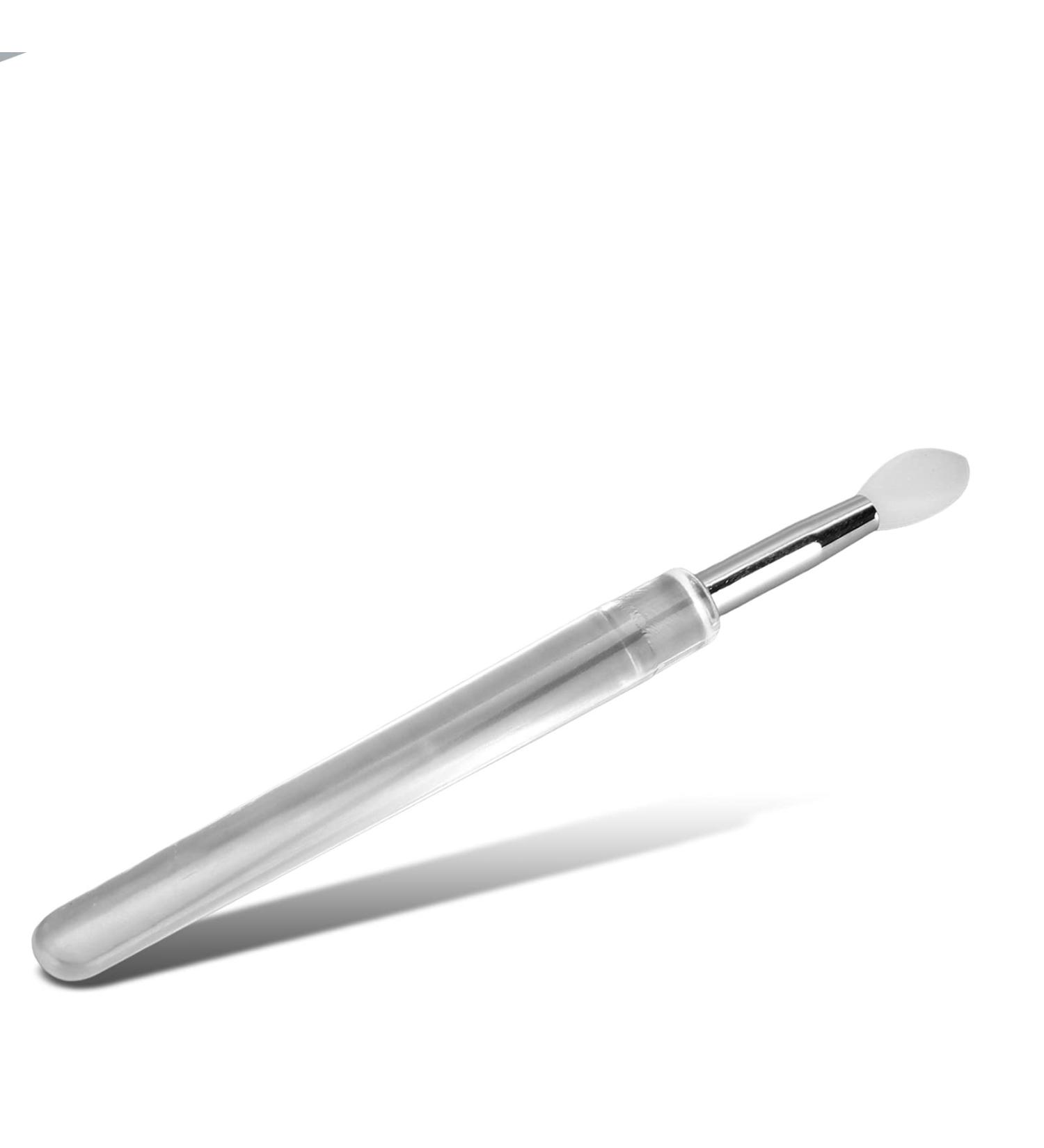 Silicone Lip Brush Exfoliator Tool - Double Sided Mini Applicator for Lipstick, Glaze, Mask, Eye Shadow - Buy Online on GoSupps.com