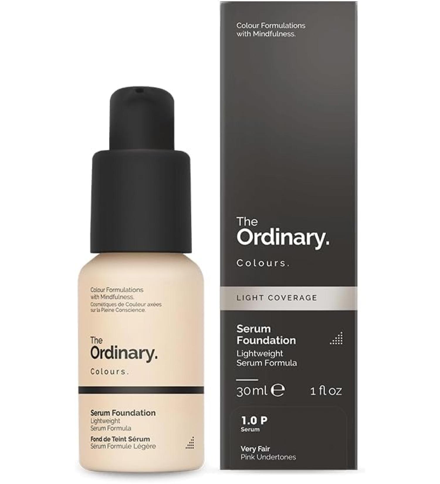 The Ordinary Serum Foundation - 1.0 P Very Fair - 1 Fl Oz.