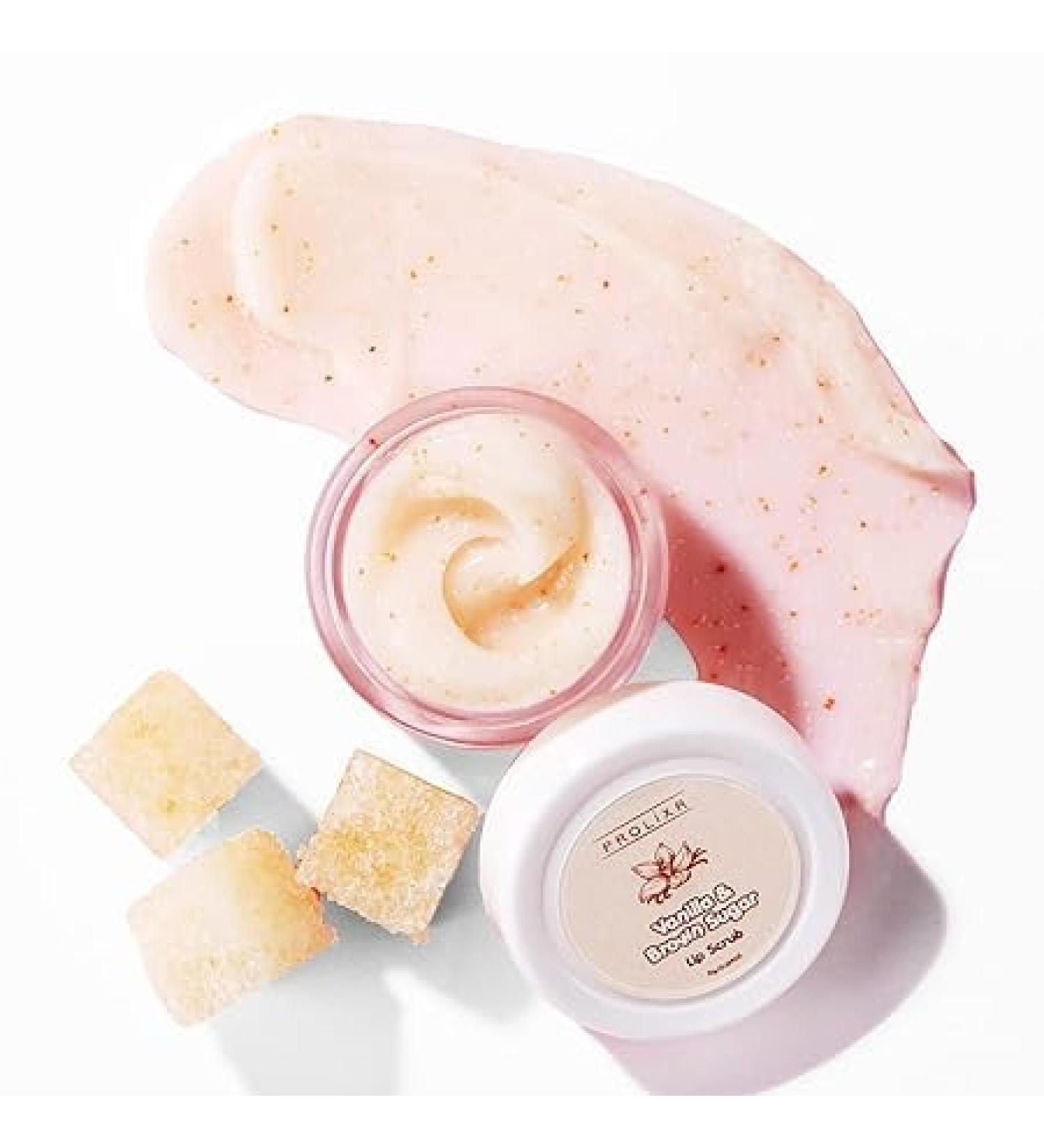 Vanilla & Brown Sugar Lip Scrub - Deep Hydration for Dry Lips | Exfoliating & Moisturizing 15g - Buy Online on GoSupps.com