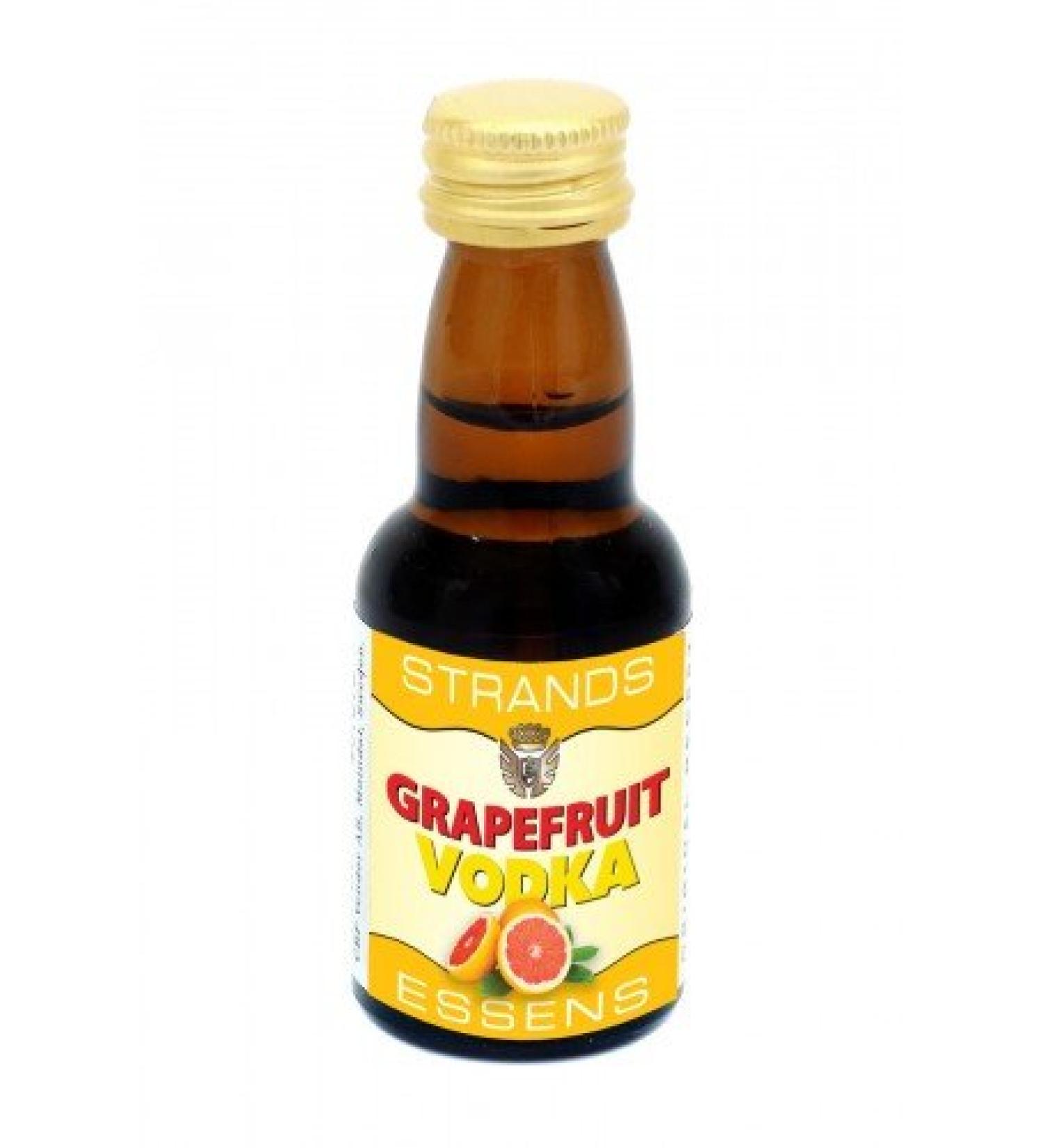 Strands Essence of Vodka - Grapefruit 25 ML - Alcohol Free | Essence of Flavor | Flavor Aroma | Extract