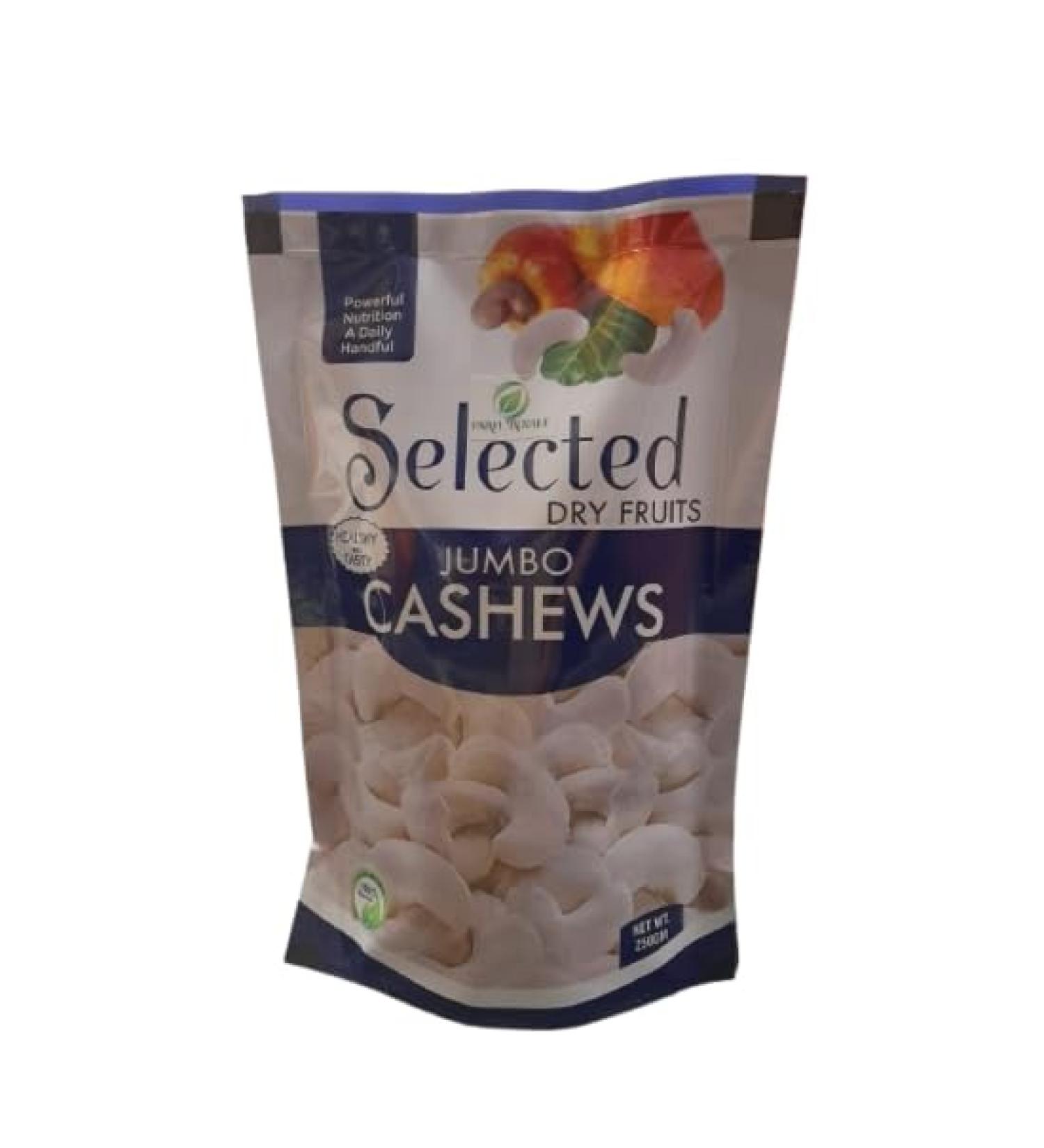 Farm Royale Jambo Cashew Nut (Kaju) -250GM ||100% Pure and Natural||Shudh||Handpicked Material||Export quality - Buy Online on GoSupps.com