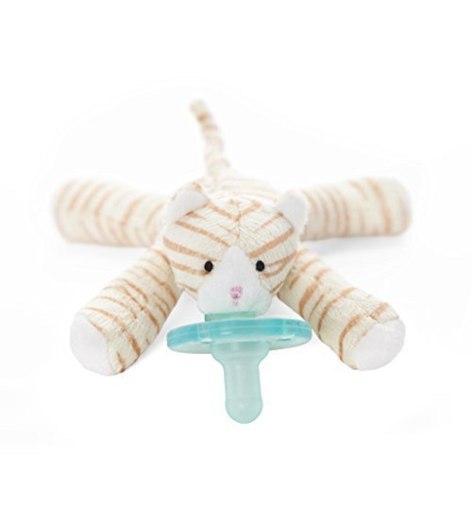 WubbaNub Tabby Kitten Infant Pacifier | 0-6 Months | Soft Plush & Soothing - Buy Online on GoSupps.com