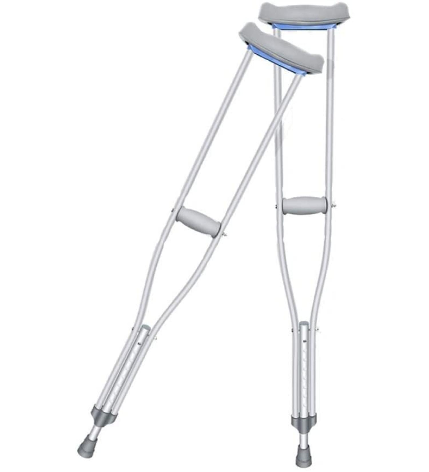 Crutches for Adults Underarm Crutches for Adjustable Crutch Underarm Crutches Crutches Elderly Skid Height Adjustable Pole Medium for Adults and Teenager Great for Travel - Buy Online on GoSupps.com