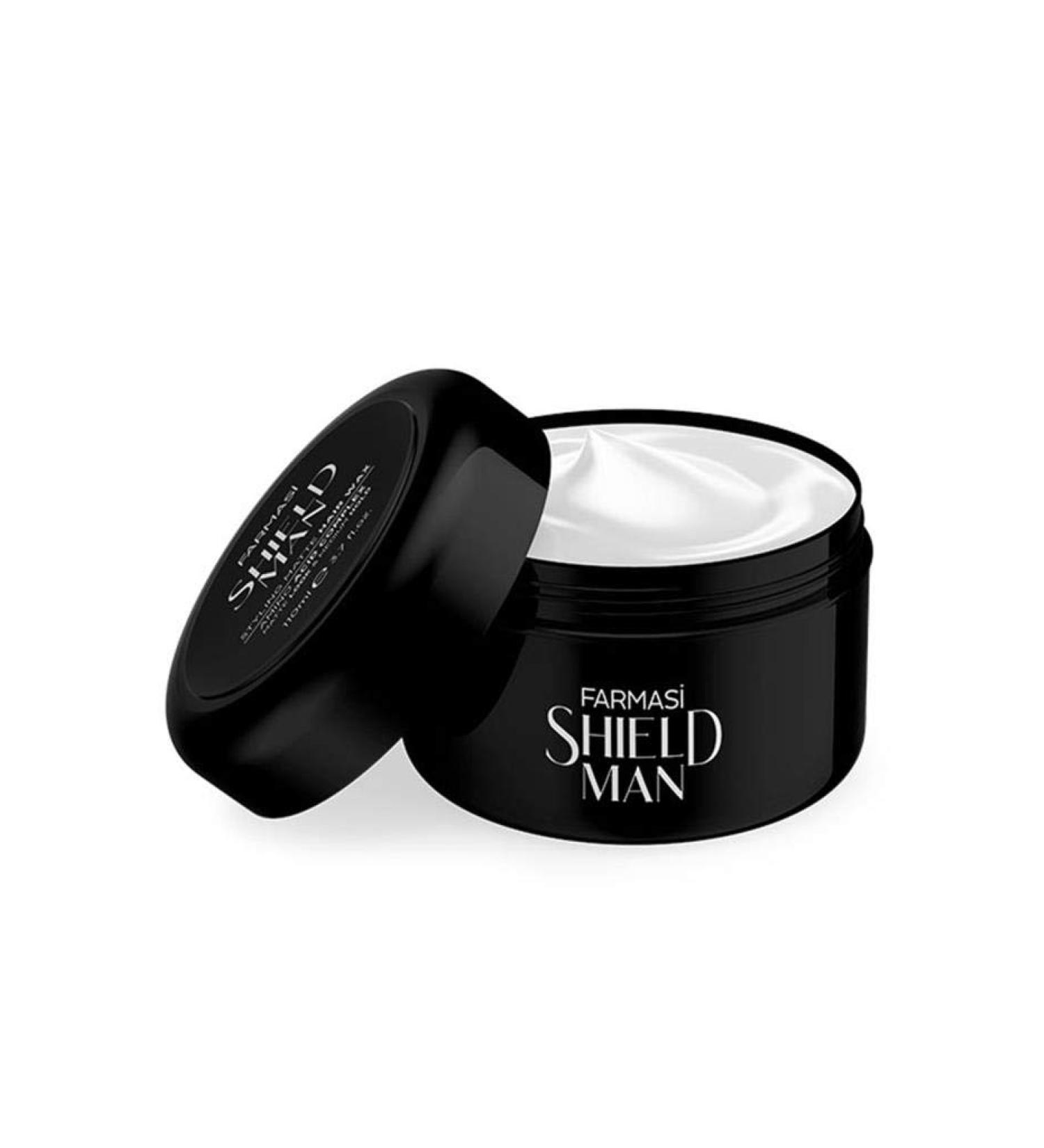 FARMASI Shield Man Styling Matte Hair Wax Natural Look and Flexible Hold 3.7 fl.oz. / 110 ml