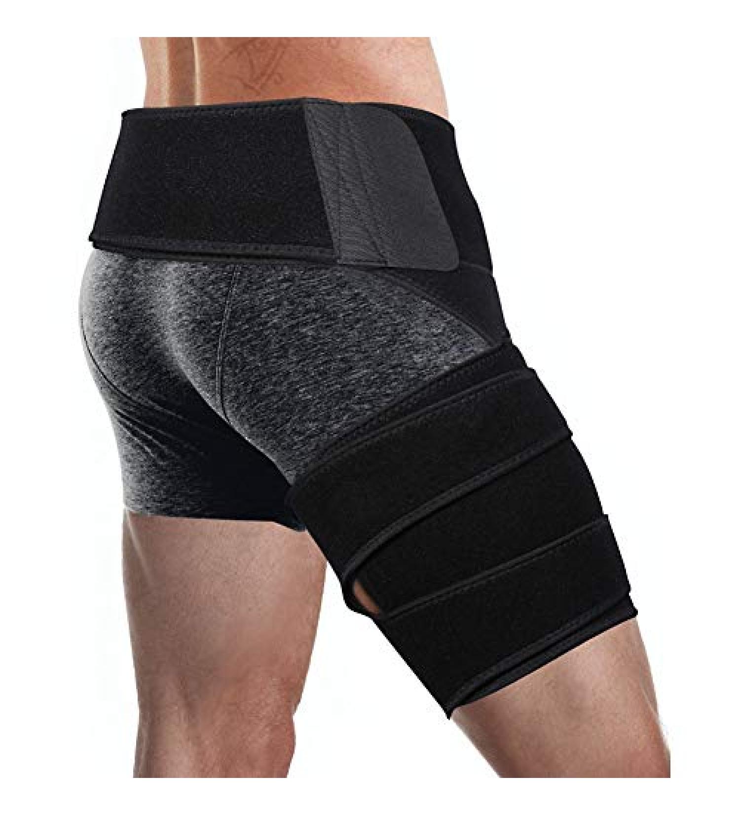 HURRISE Sciatica Pain Relief Brace - Hip Hamstring Compression Support for Pulled Muscles & Arthritis | Men & Women - Buy Online on GoSupps.com