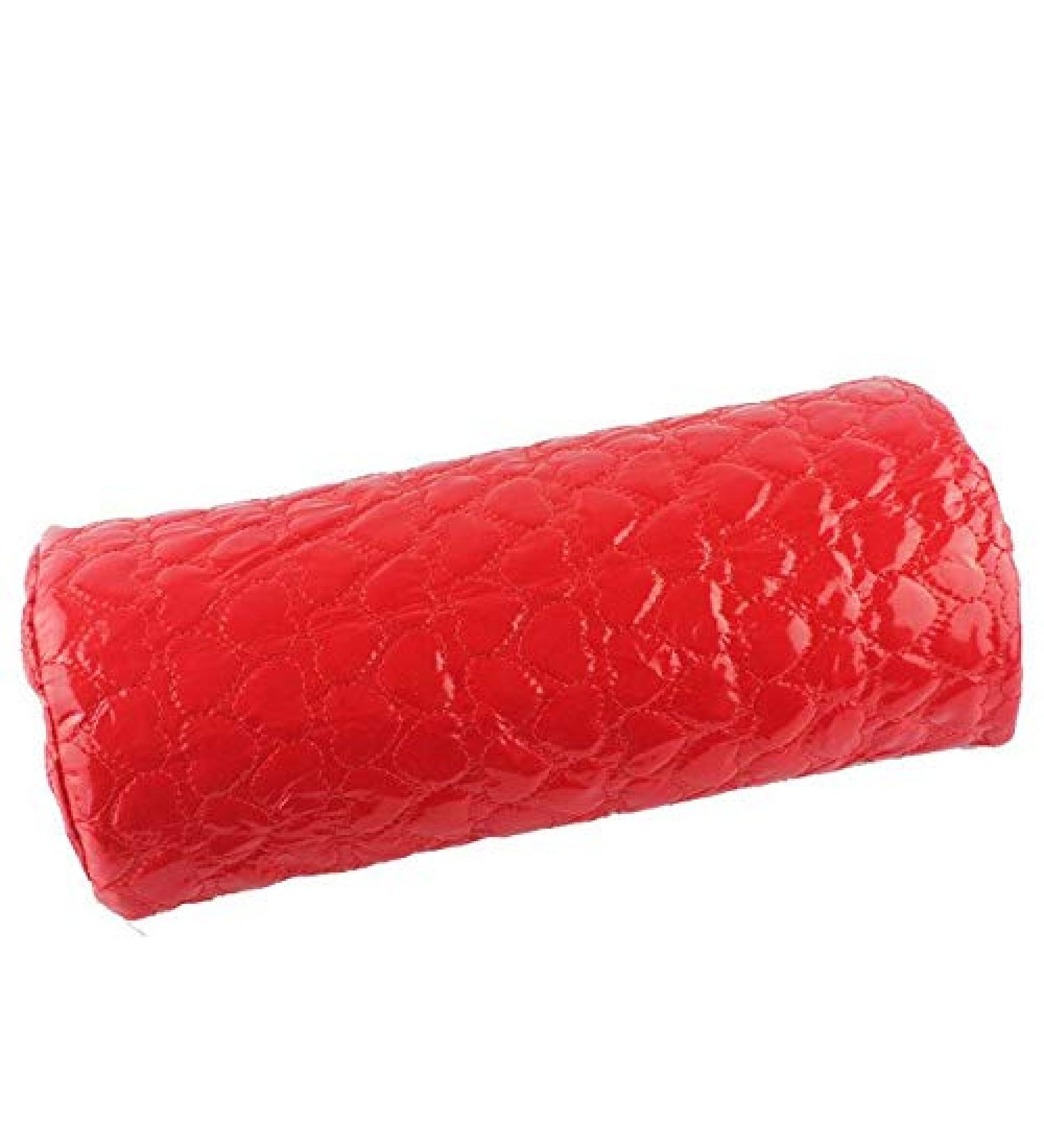 7 Colors Nail Art Pillow for Manicure Hand Arm Rest Pillow Cushion PU Leather Holder Soft Manicure Nail Tools Equipment - (Color: Red) - Buy Online on GoSupps.com