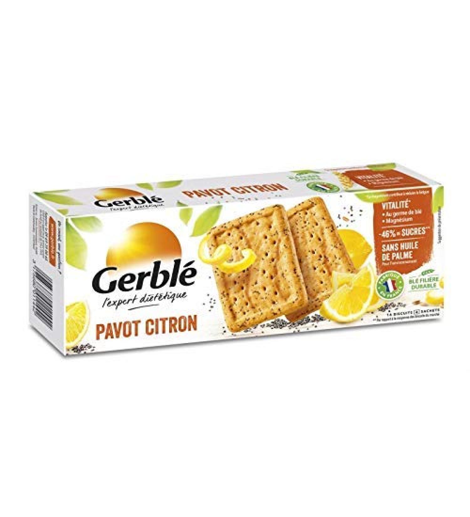 GERBL - Lemon Poppy Biscuit 200G - Pack of 3 - best offer - Buy Online on GoSupps.com