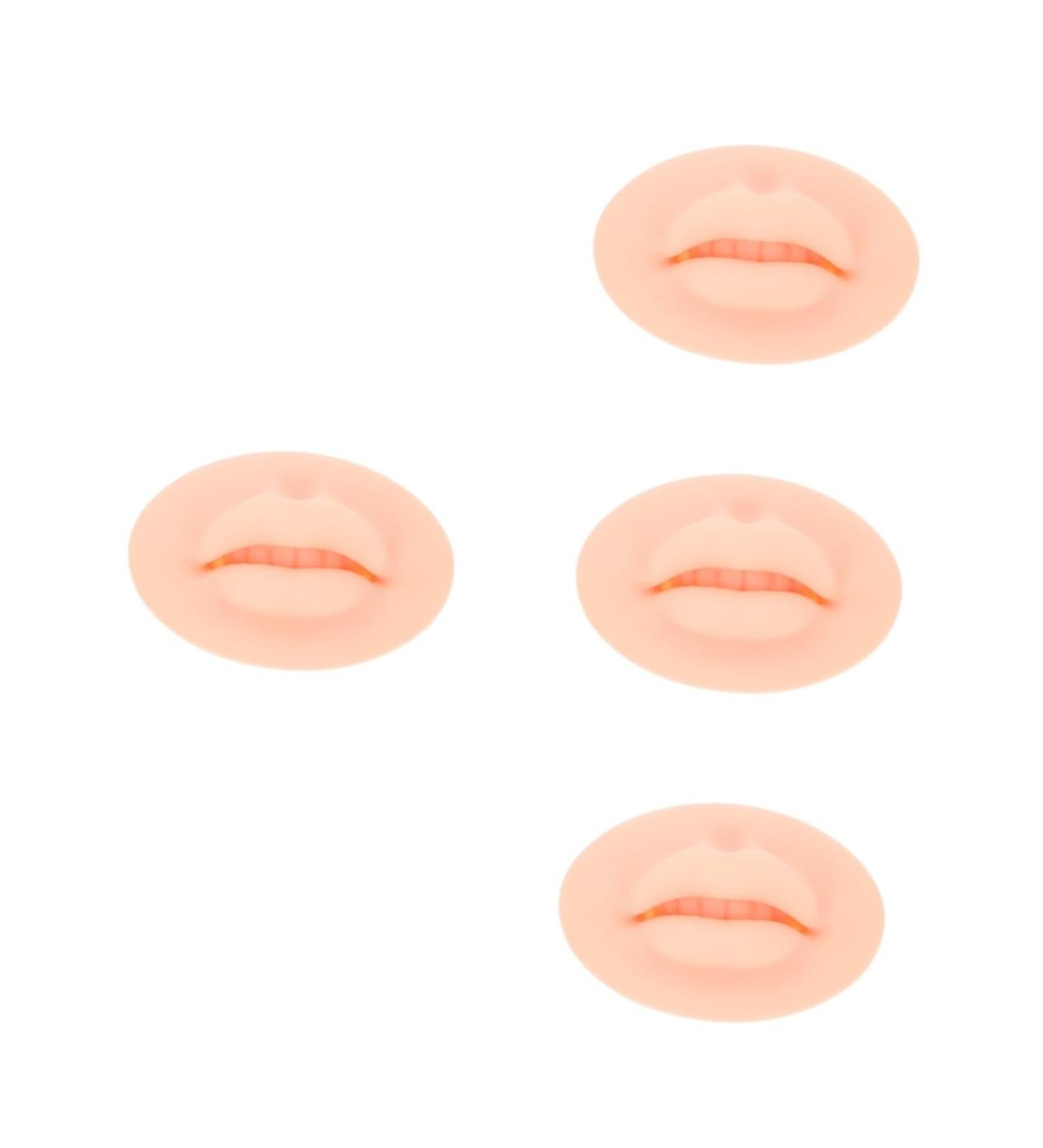 Beavorty 4pcs Beauty Silicone Exercises silicone mold molde de para resina facial eyeliner lips model 7.7x5cmx4pcs As Shownx4pcs - Buy Online on GoSupps.com