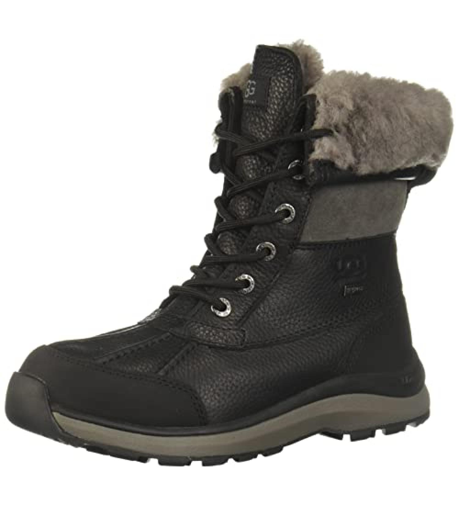 UGG Women's Adirondack Boot III - Size 8, Black | Genuine UGG Boots - Buy Online on GoSupps.com