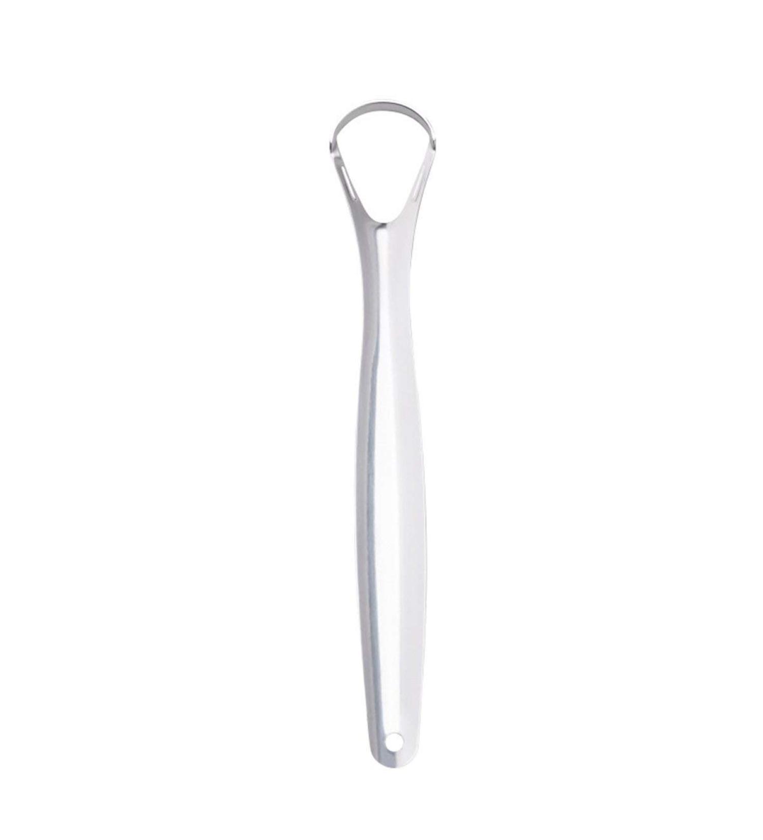 Stainless Steel Tongue Scraper - Effective Oral Care Tool for Fresh Breath | nbvmngjhjlkjluk - Buy Online on GoSupps.com