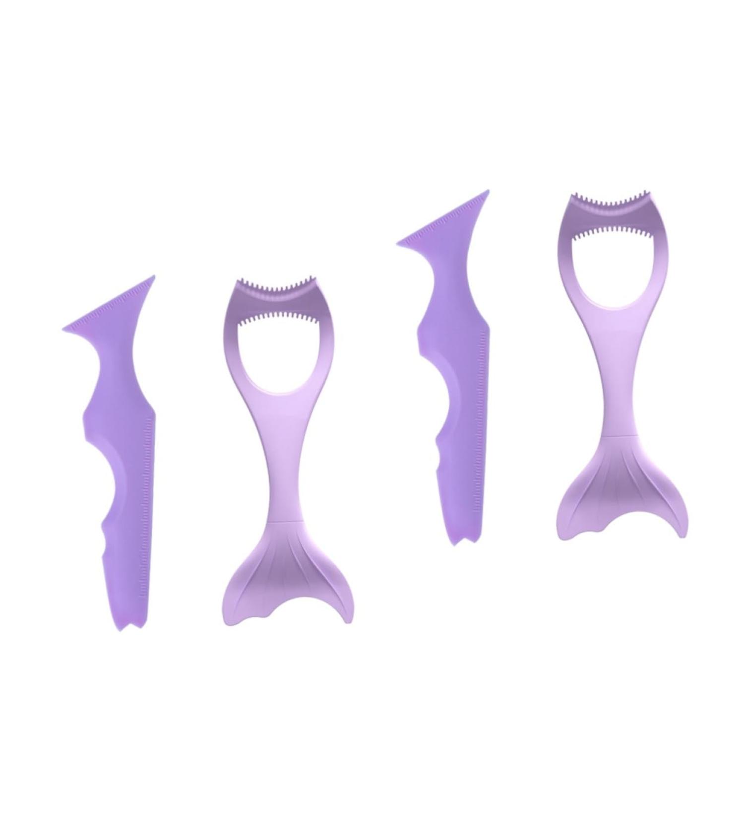  POPETPOP POPETPOP 4Pcs Eye Mask Heated Makeup Applicator Face Cream Applicator Makeup Aids Masquerades For Women Silica Gel Reconcile Purple - Buy Online on GoSupps.com