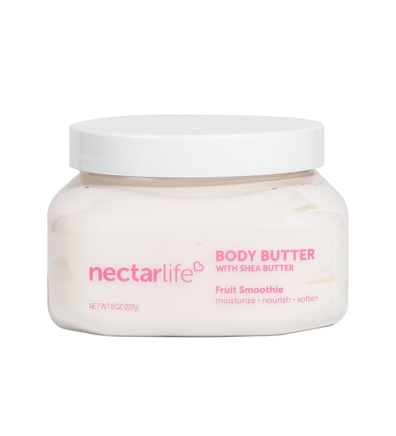 Shea Body Butter - Hydrating Moisturizer with Pure Shea Avocado & Apricot Oil | 8oz Fruit Smoothie - Ultimate Nourishment for All Skin Types | International Shipping Available - Buy Online on GoSupps.com