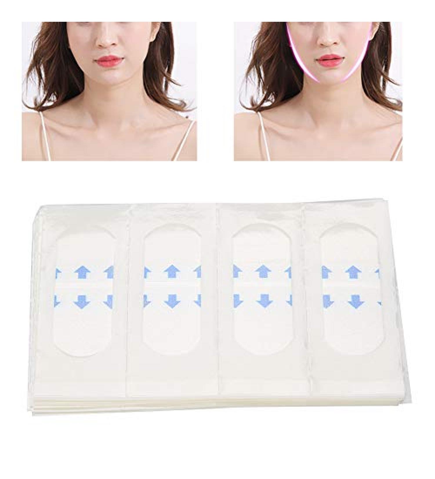 40 Parts Invisible Face Lift Stickers - Adhesive Tapes for Chin Lift & Makeup - Perfect for Weddings & Beauty Events - Buy Online on GoSupps.com