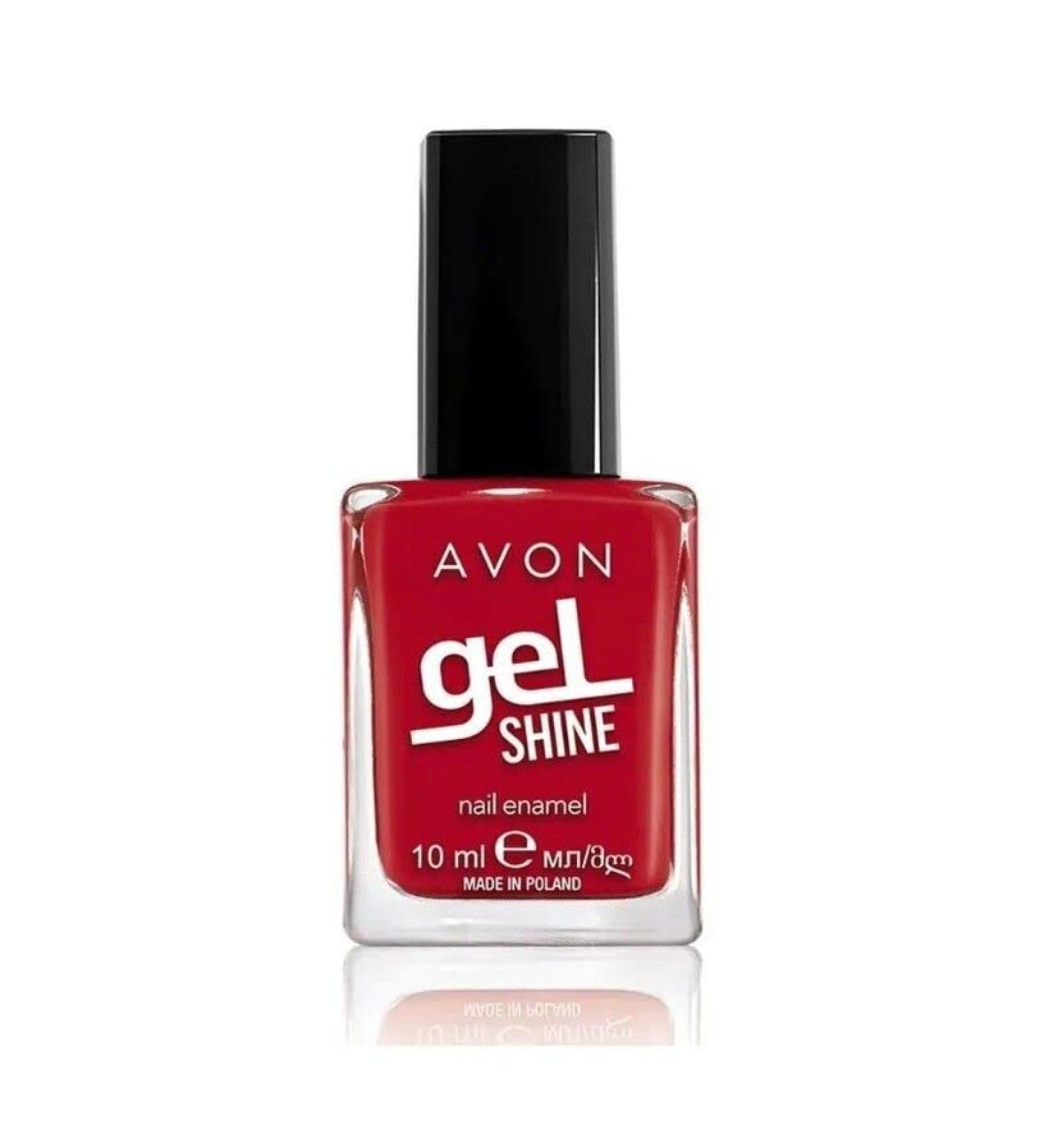 Avon Gel Shine Nail Enamel - Red is Red