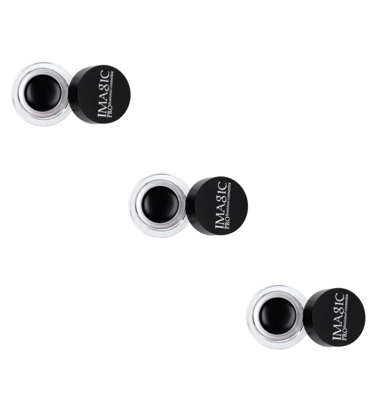 Balacoo 3pcs Cream Eyeliner Waterproof Eyeliner Pencil Gel Eyeliner Long-lasting Eyeliner Cosmetic Make up 1 count (Pack of 1) Blackx3pcs - Buy Online on GoSupps.com