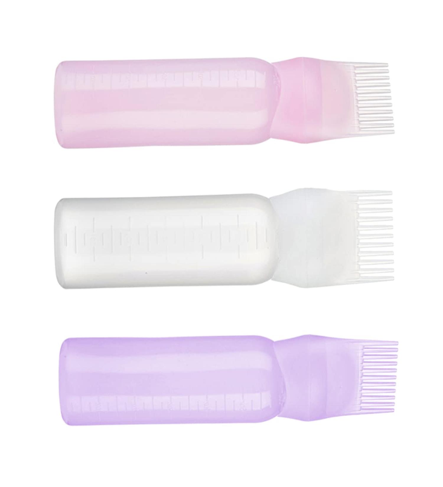 FRCOLOR 3pcs Hair Oil Comb Applicator Set - Ideal for Scalp Treatment Hair Coloring & Hairdressing - Buy Online on GoSupps.com
