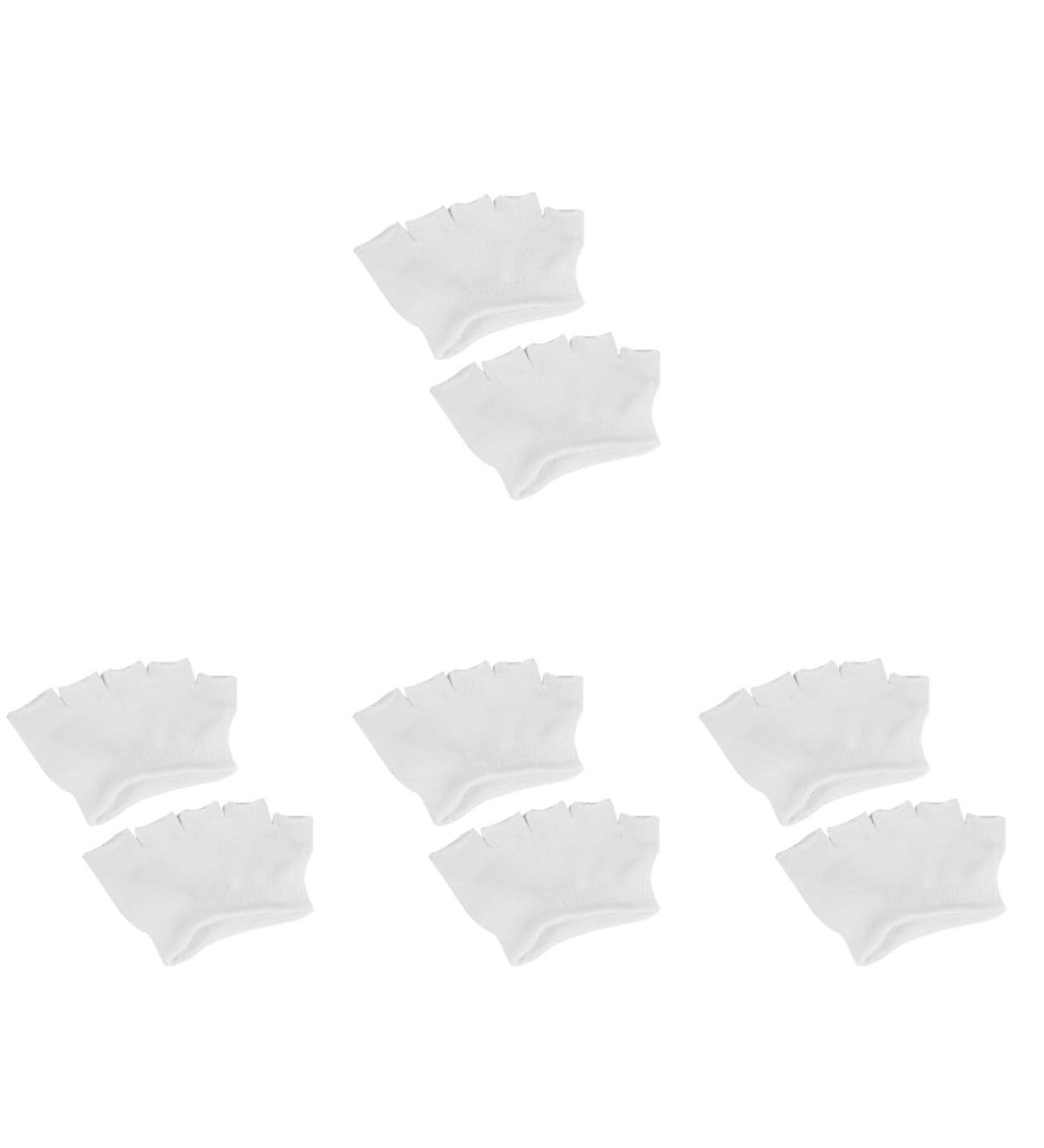 Shop Magiclulu 16 Couples Five Toe No-Show Socks for Medium-Footed Women & Men - Breathable Cotton Heel Protection Perfect for High Heels & Pumps - Buy Online on GoSupps.com