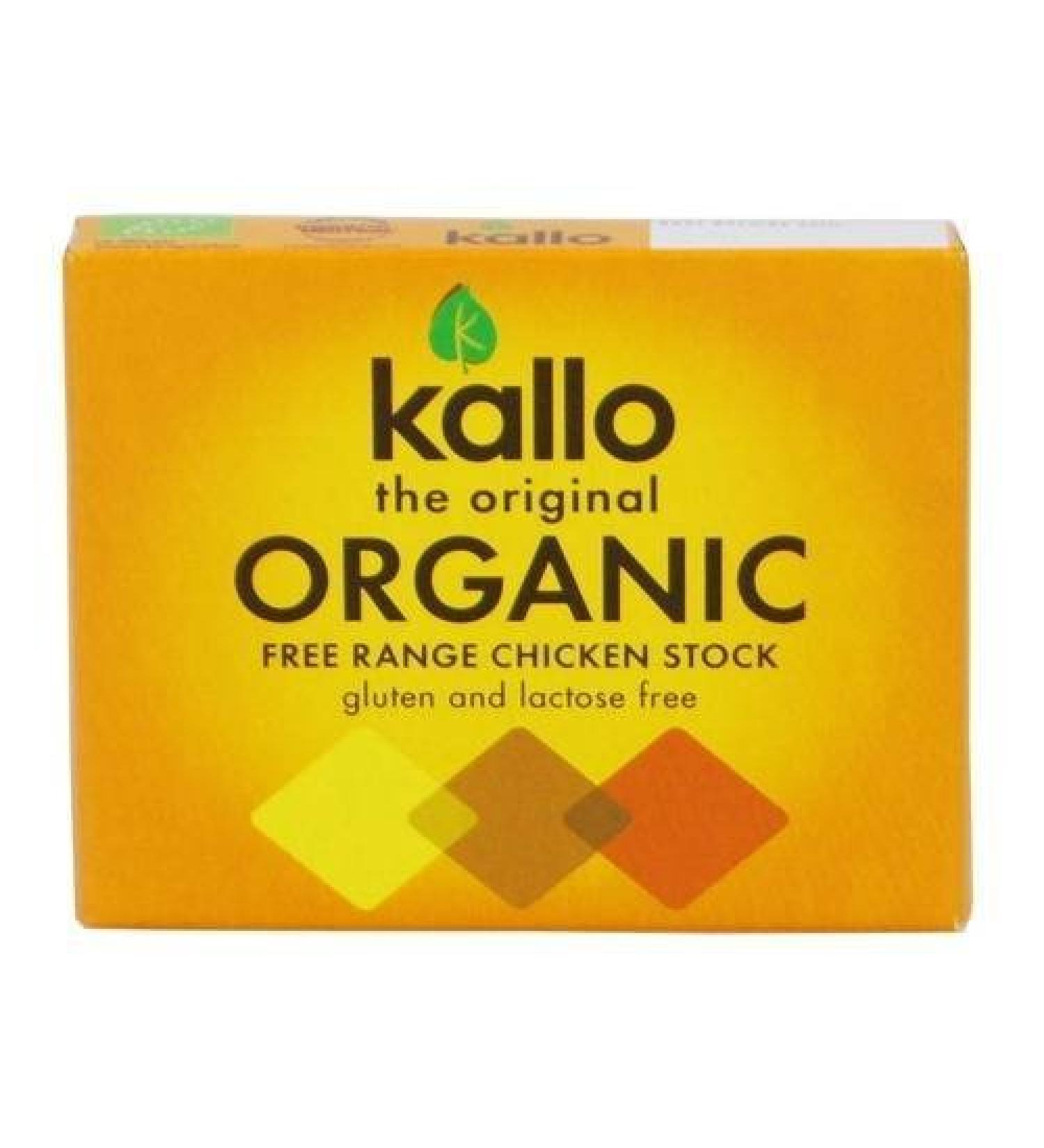 Kallo Org Chicken Stock Cubes 66g by Kallo