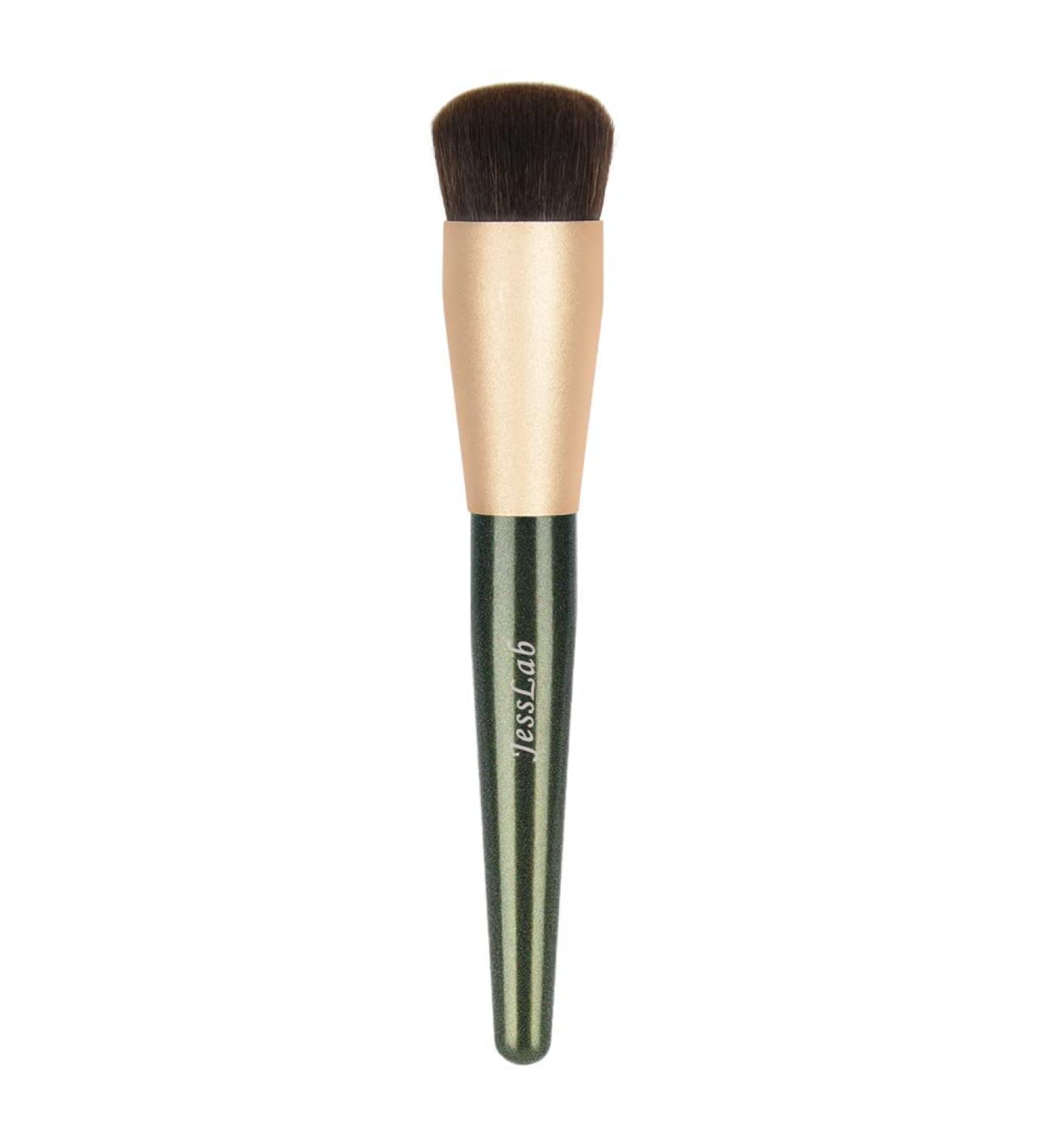 Jesslab Foundation Brush - Wooden Handle Profi Makeup Brush for Smooth Liquid & Cream Foundation | Synthetic Bristles - Buy Online on GoSupps.com