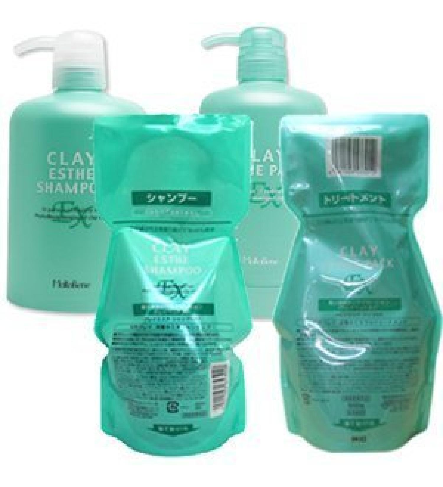 Morutobene Clay Este shampoo EX 500ml + pack EX 500g set with a special cartridge - Buy Online on GoSupps.com