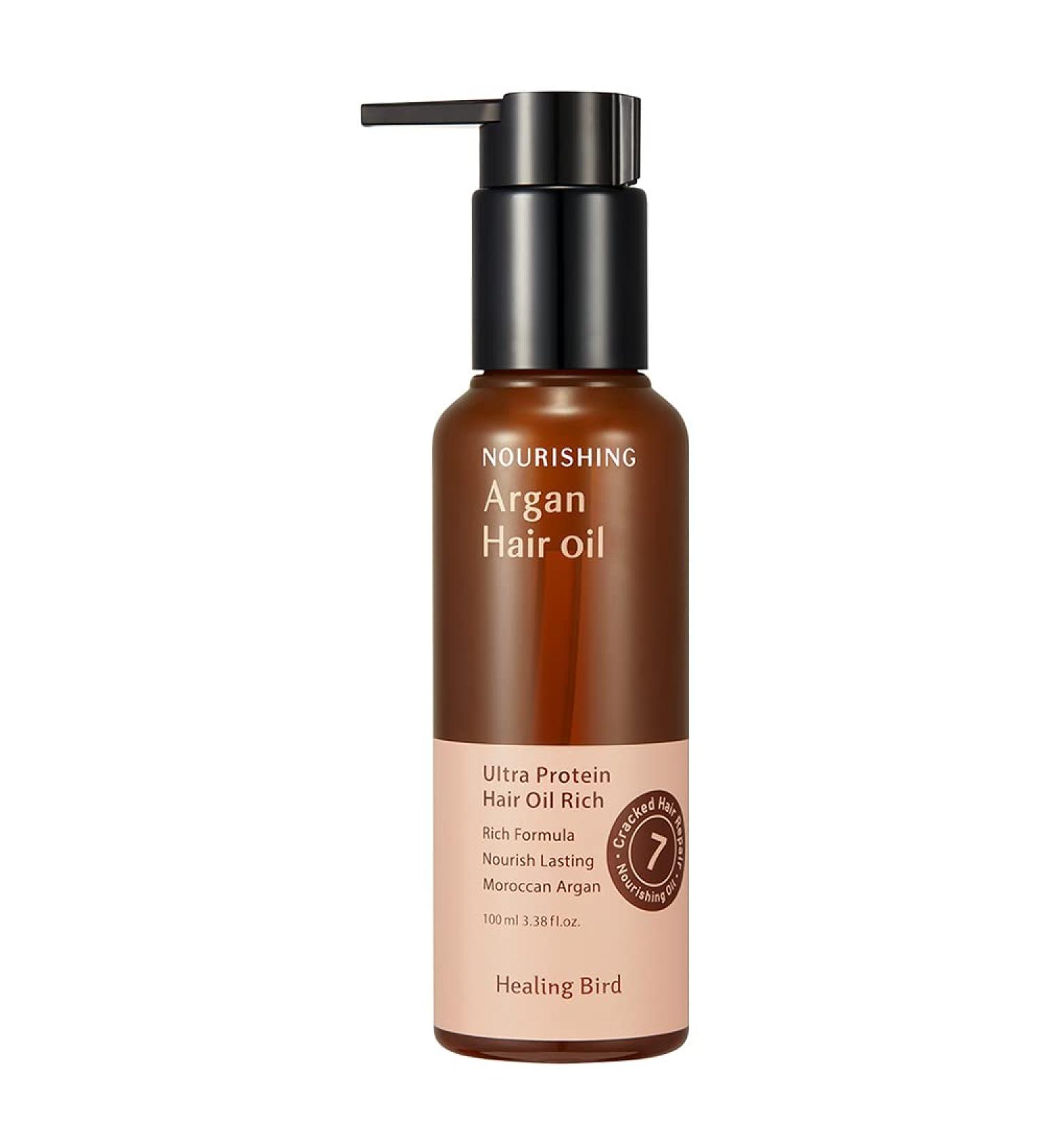 Nourishing Argan Hair Oil for Split-End Care and Healthy Shine - Moroccan Argan Oil Formula for Moisture, Volume, and Frizz Control - Buy Online on GoSupps.com