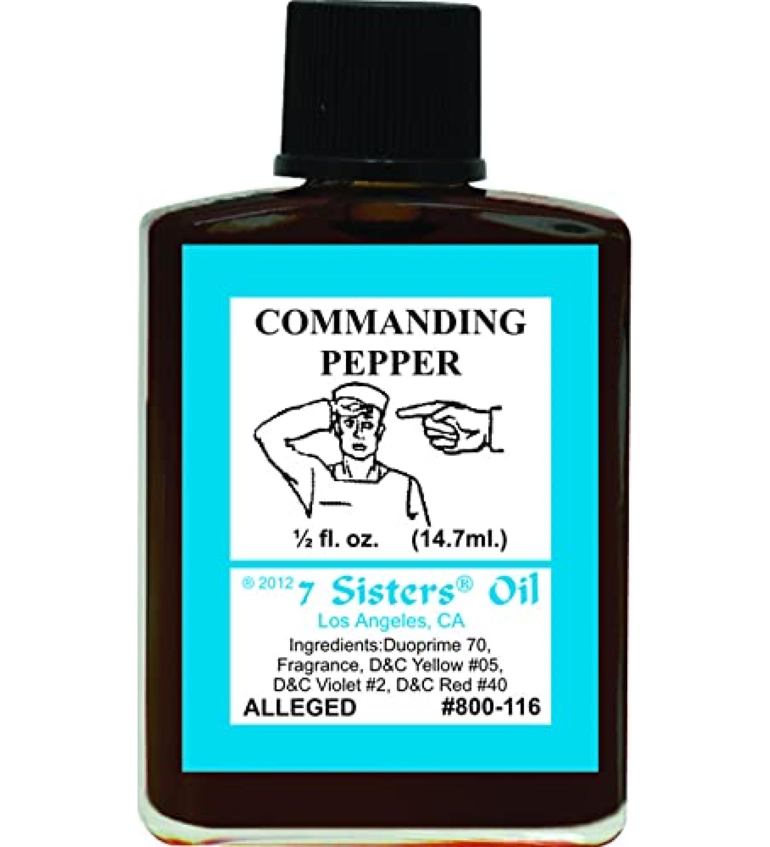 7 Sisters Commanding Pepper Oil 1/2 fl. oz.