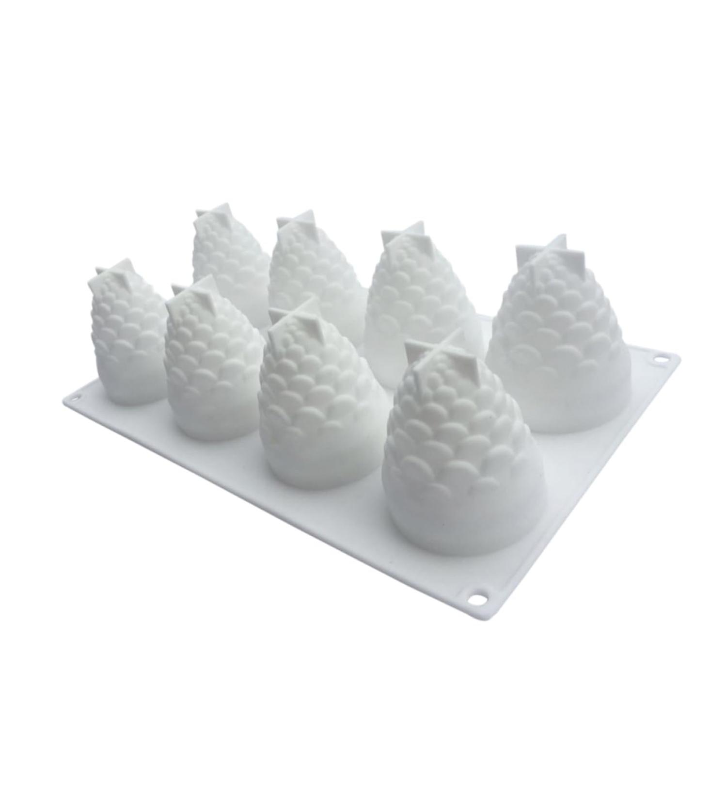 ABOOFAN 8 3D Silicone Mold Soap Molds Fondant Mold Impermeables Candle Molds DIY Mold Jelly Molds Silicone Molds for Soap Cavity Mold Cake Decorating Mousse Mold Cake Mold White Dessert 29.50X17.40X7.50CM White - Buy Online on GoSupps.com