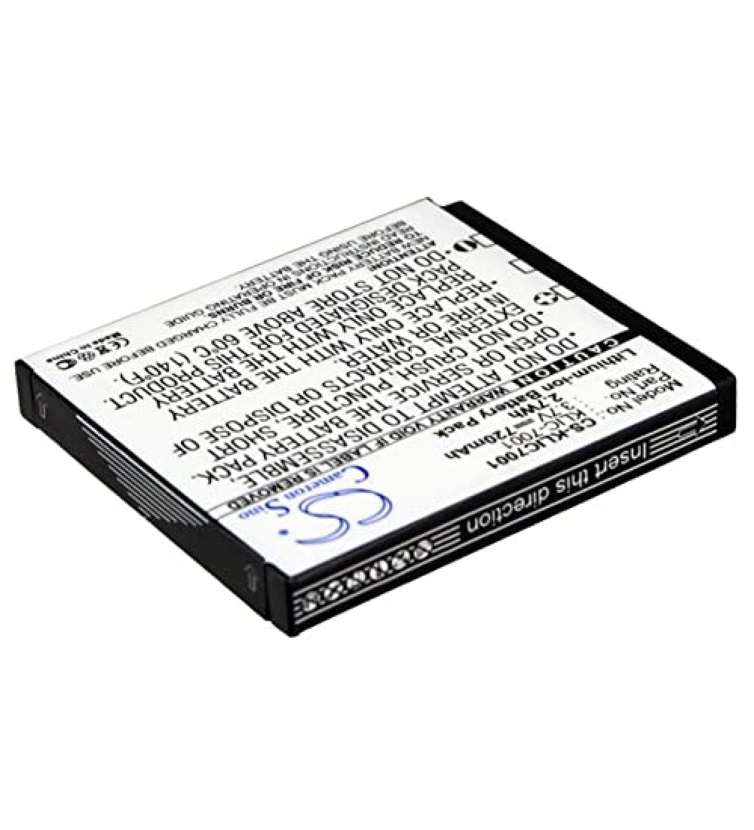 Replacement Battery for BenQ DC E1050t E1220 DCL1050 | DLI-213 720mAh/3.7V - Fast International Shipping - Buy Online on GoSupps.com